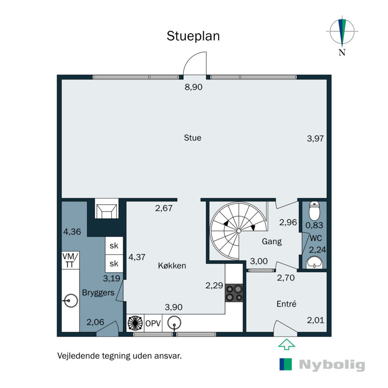 Plantegninger billede af Kastanielunden 48, 6705 Esbjerg Ø