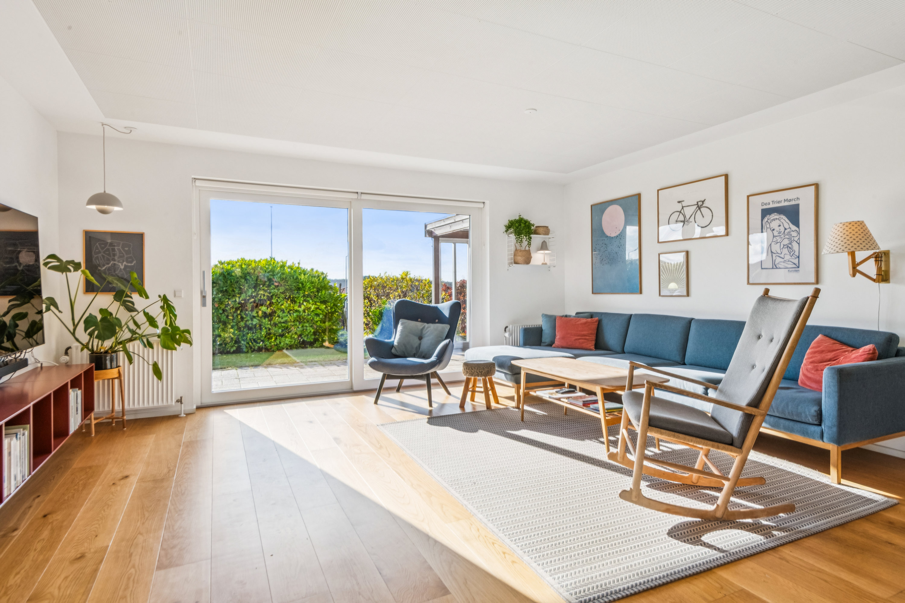 Fremhævet stue billede i fuldskærmstilstand. Billede af Poseidonvej 81, Gug, 9210 Aalborg SØ