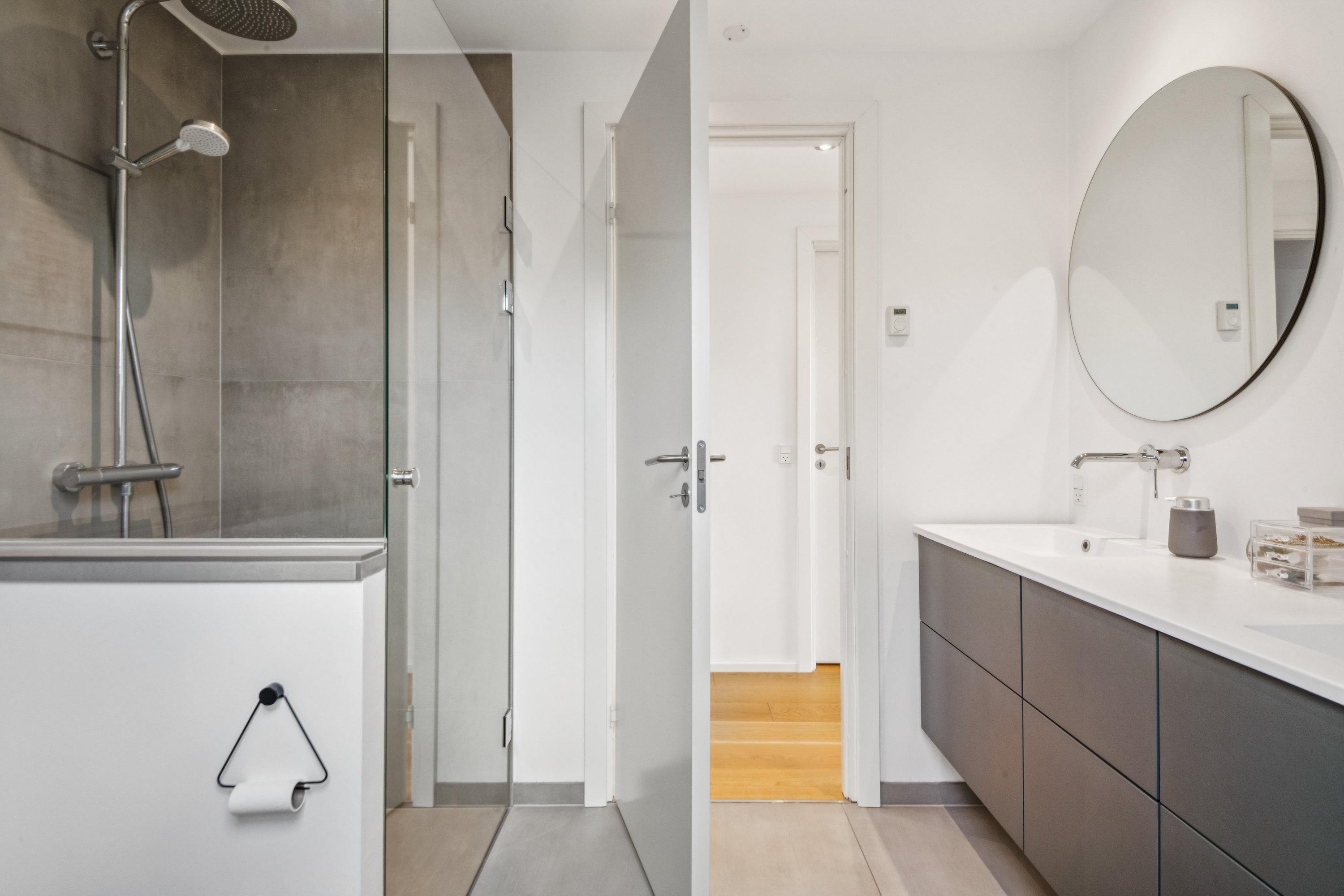 Fremhævet badeværelse billede i fuldskærmstilstand. Billede af Poseidonvej 81, Gug, 9210 Aalborg SØ