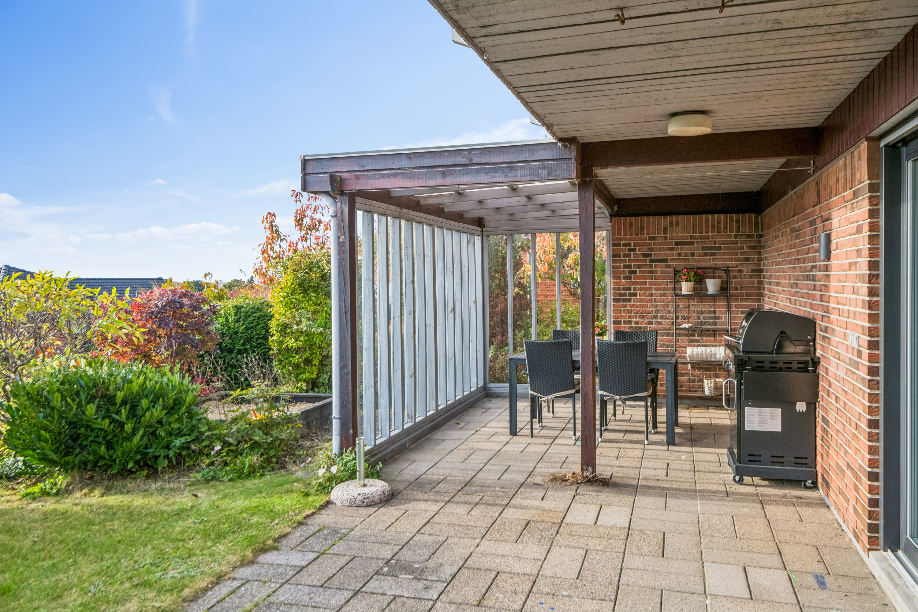 Fremhævet terrasse billede i fuldskærmstilstand. Billede af Poseidonvej 81, Gug, 9210 Aalborg SØ