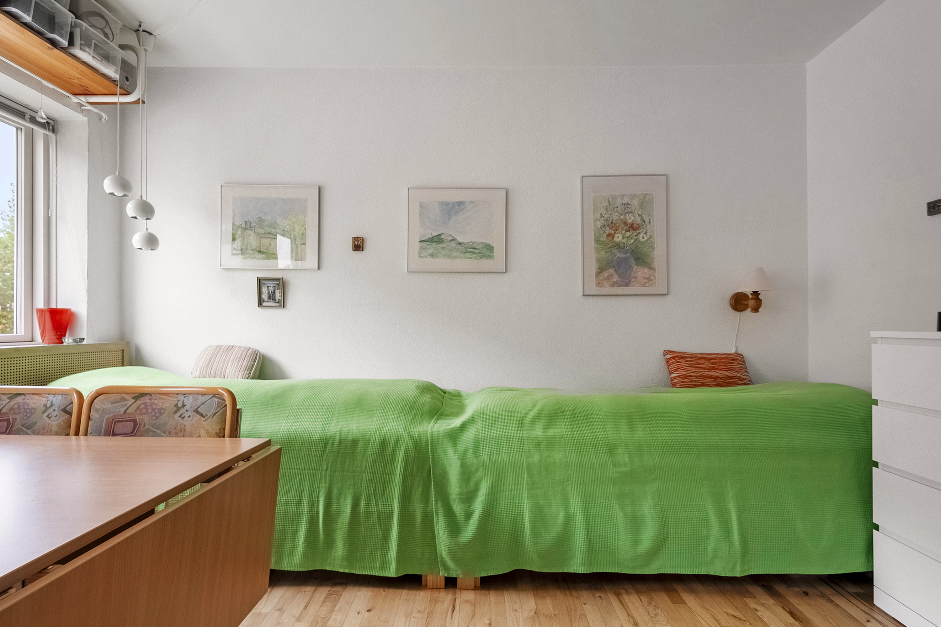 Fremhævet soveværelse billede i fuldskærmstilstand. Billede af Jordbrovej 27, st.. 1., Christiansbjerg, 8200 Aarhus N