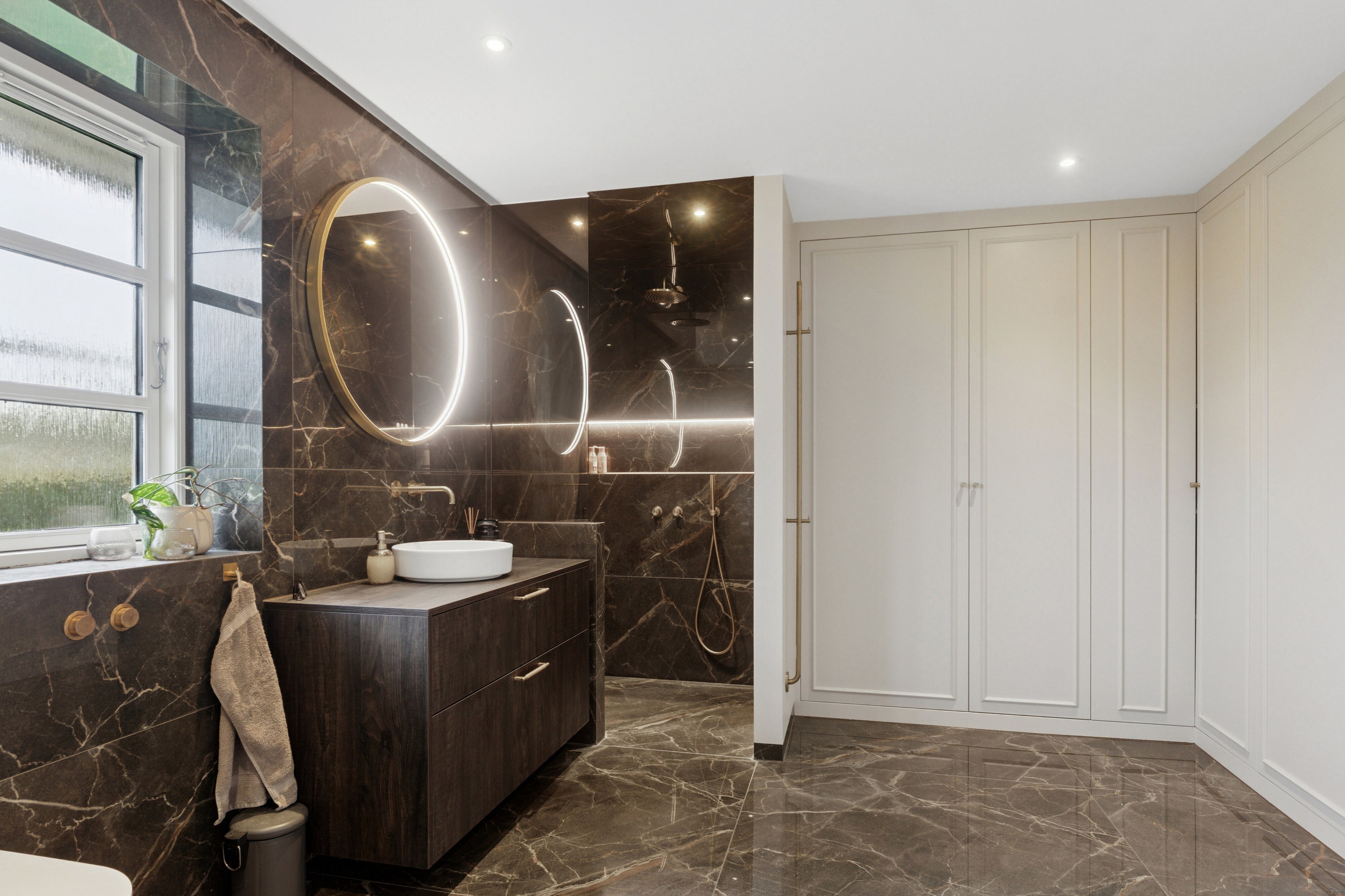 Fremhævet badeværelse billede i fuldskærmstilstand. Billede af Høstenvej 21, Høsten, 4690 Haslev