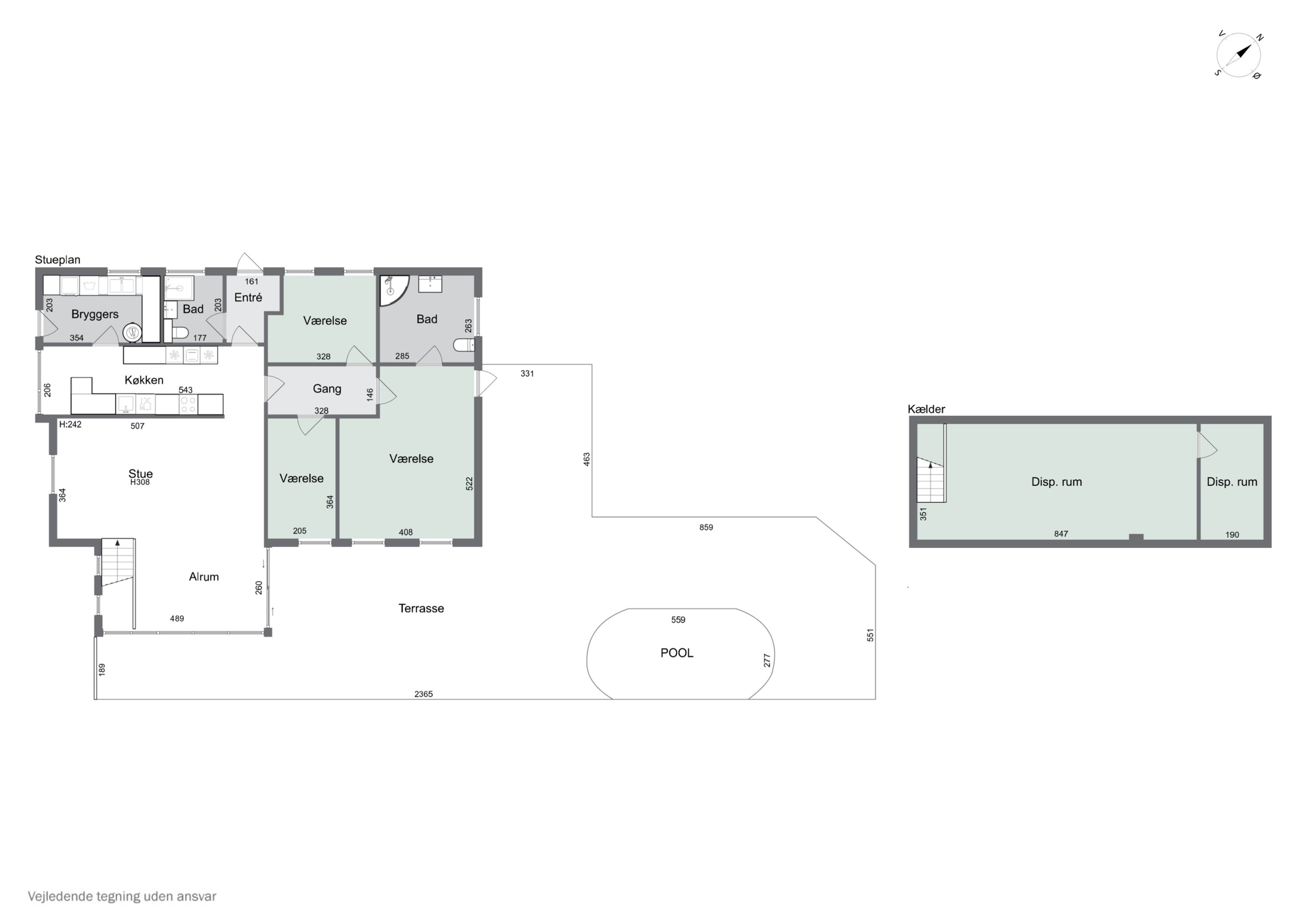 Plantegninger billede af Nymarksvej 22, 2650 Hvidovre