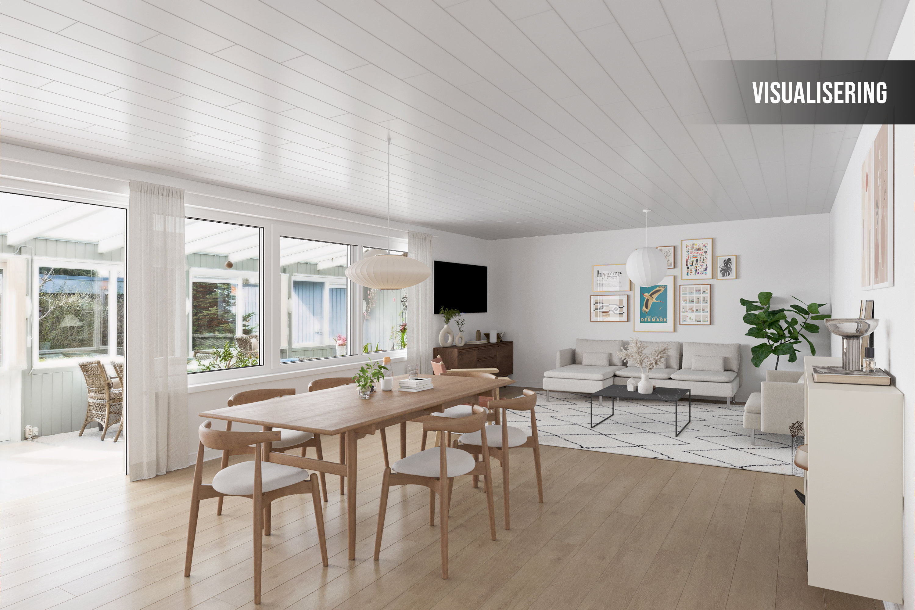 Villa: Stue på Drosselvænget 1, 6760 Ribe