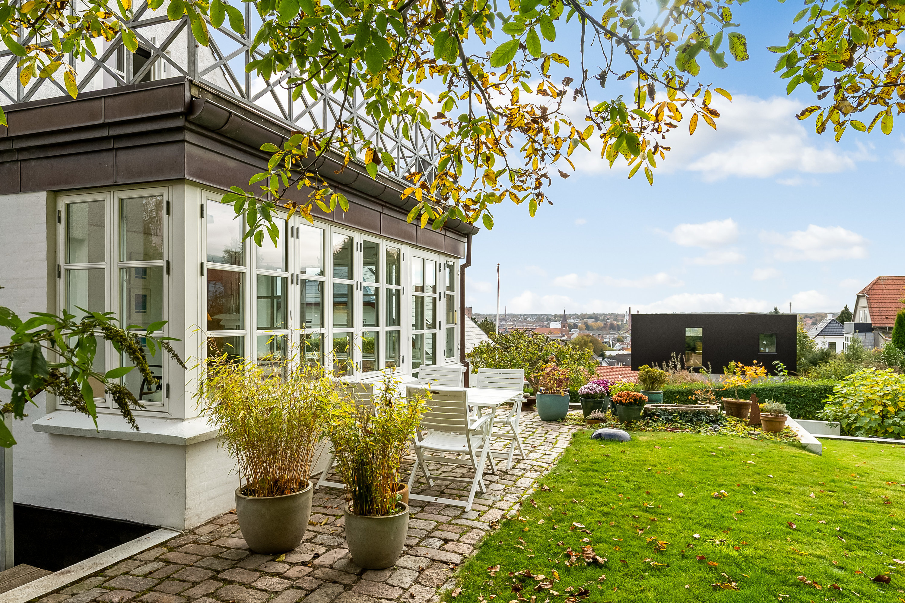 Fremhævet terrasse billede i fuldskærmstilstand. Billede af Koldingbjerg 25, 6000 Kolding