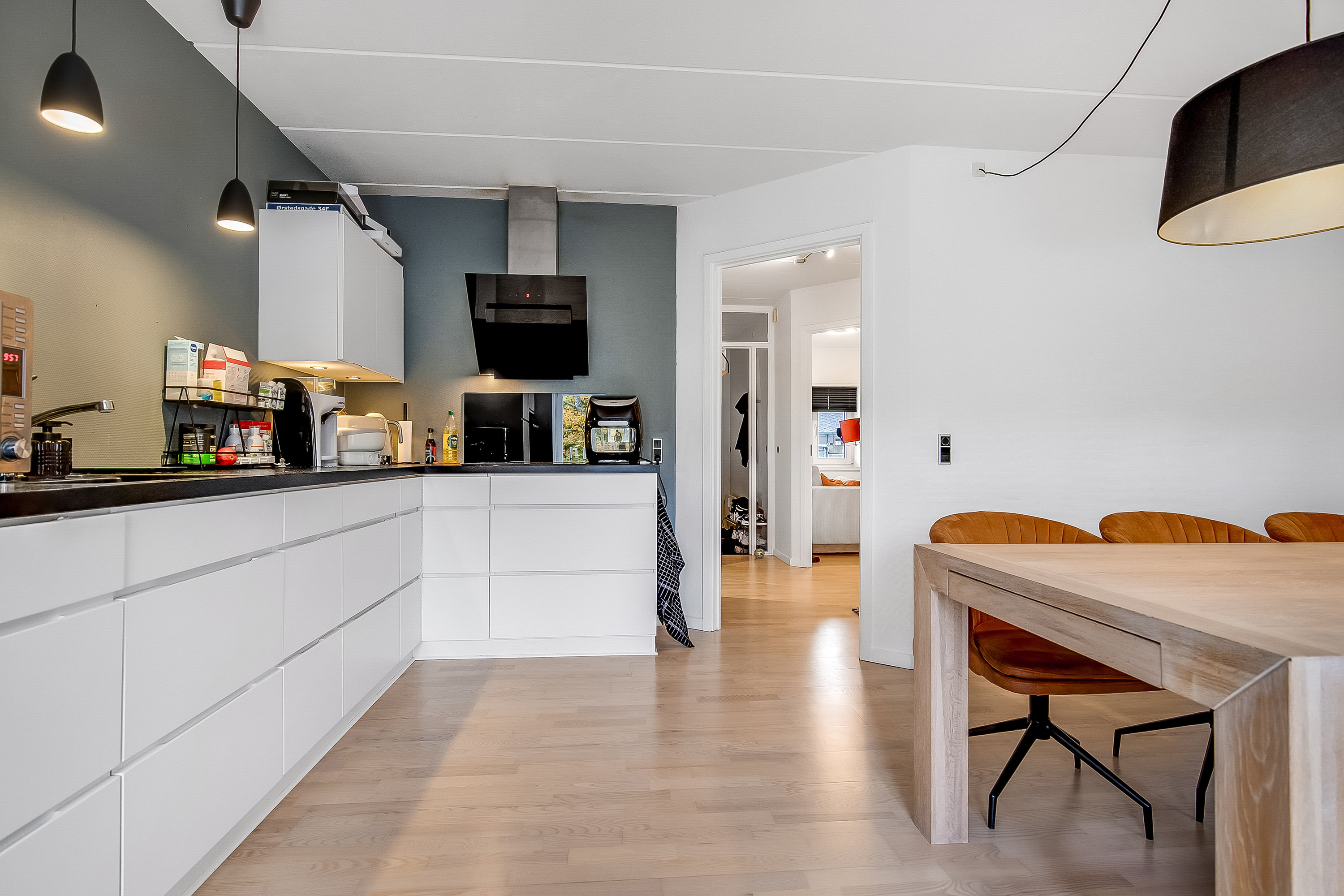 Fremhævet køkken alrum billede i fuldskærmstilstand. Billede af Ørstedsgade 34F, Centrum, 7100 Vejle