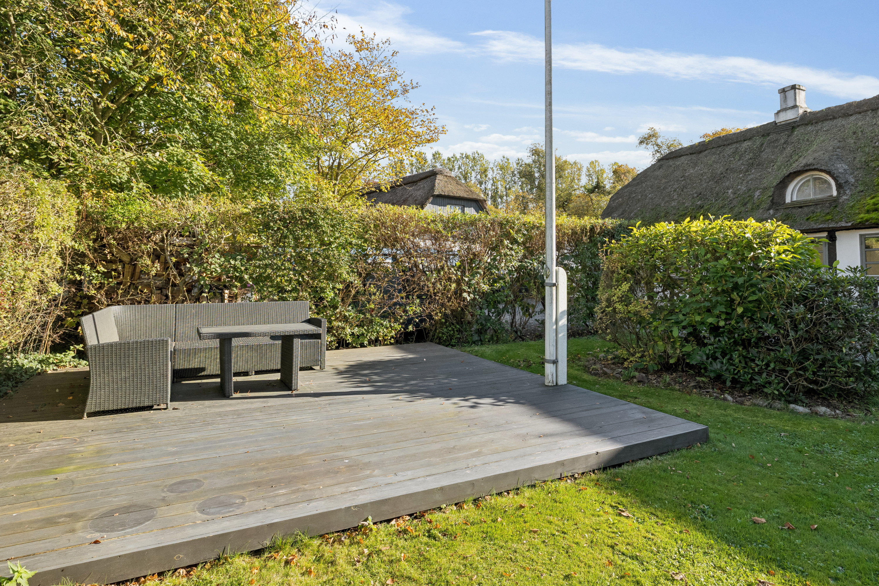 Fremhævet have billede i fuldskærmstilstand. Billede af Dyssehøjvej 2, Jennum, 8981 Spentrup