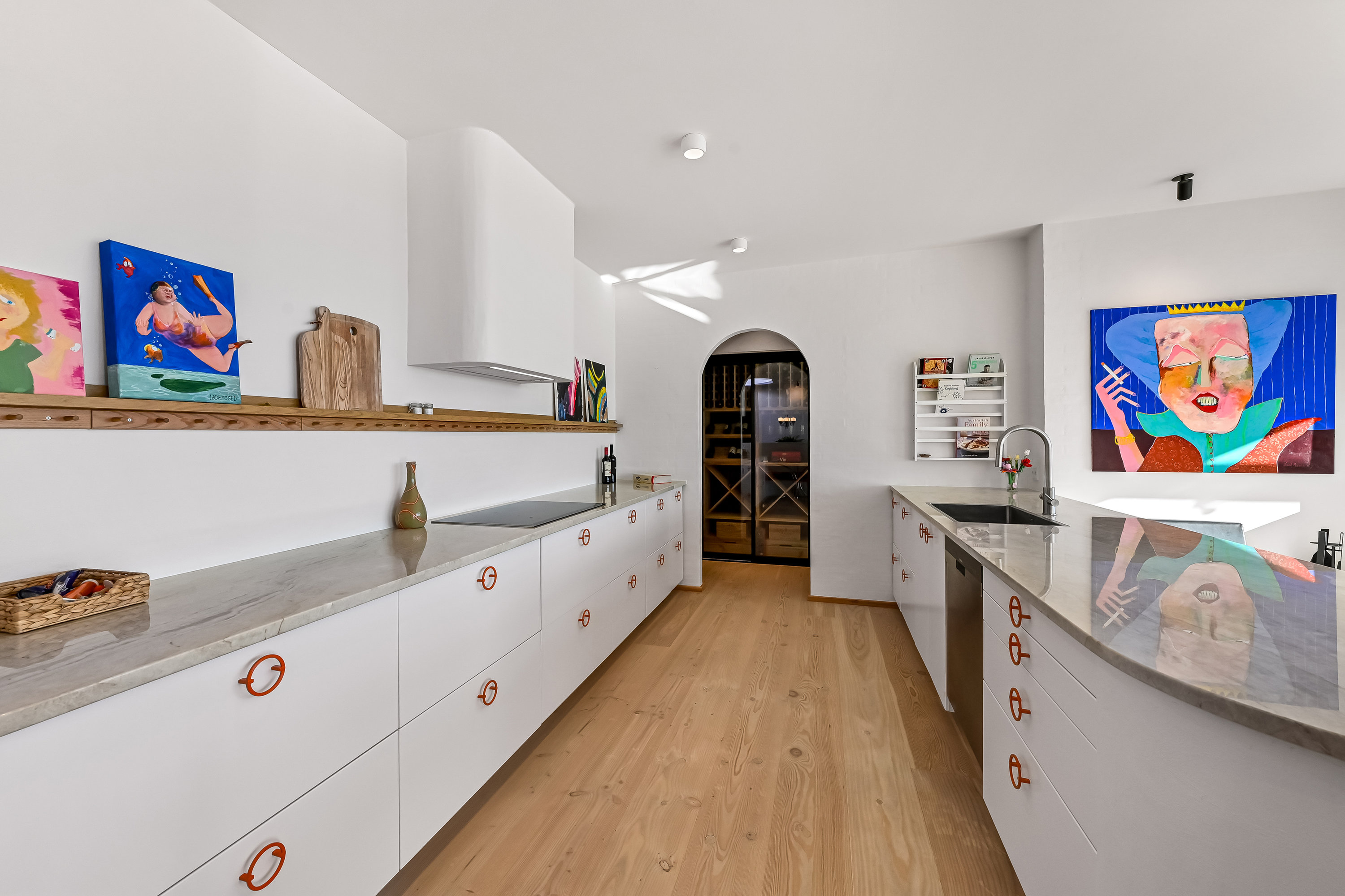 Fremhævet køkken billede i fuldskærmstilstand. Billede af Rønnebakken 8, Tjørring, 7400 Herning