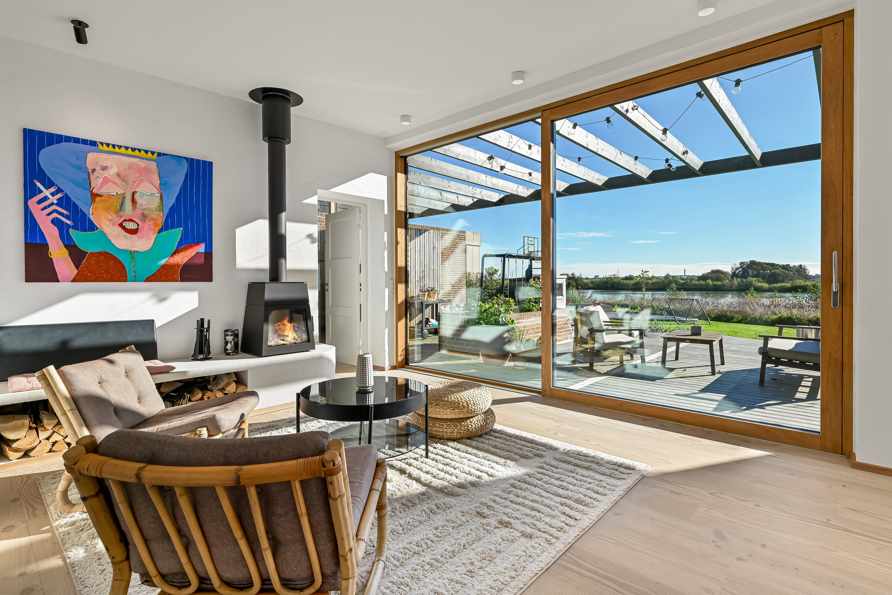 Fremhævet alrum billede i fuldskærmstilstand. Billede af Rønnebakken 8, Tjørring, 7400 Herning