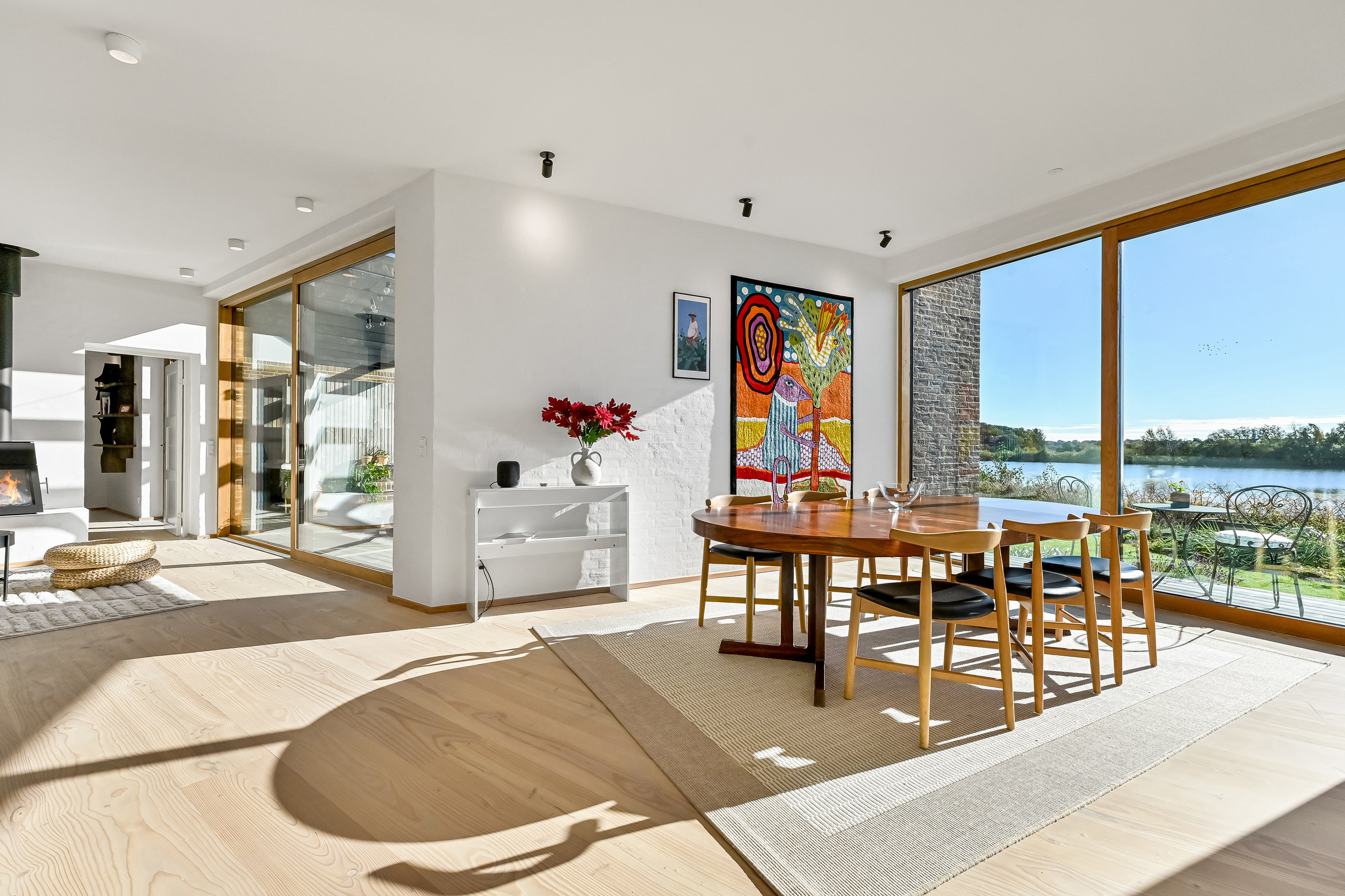 Fremhævet spisestue billede i fuldskærmstilstand. Billede af Rønnebakken 8, Tjørring, 7400 Herning