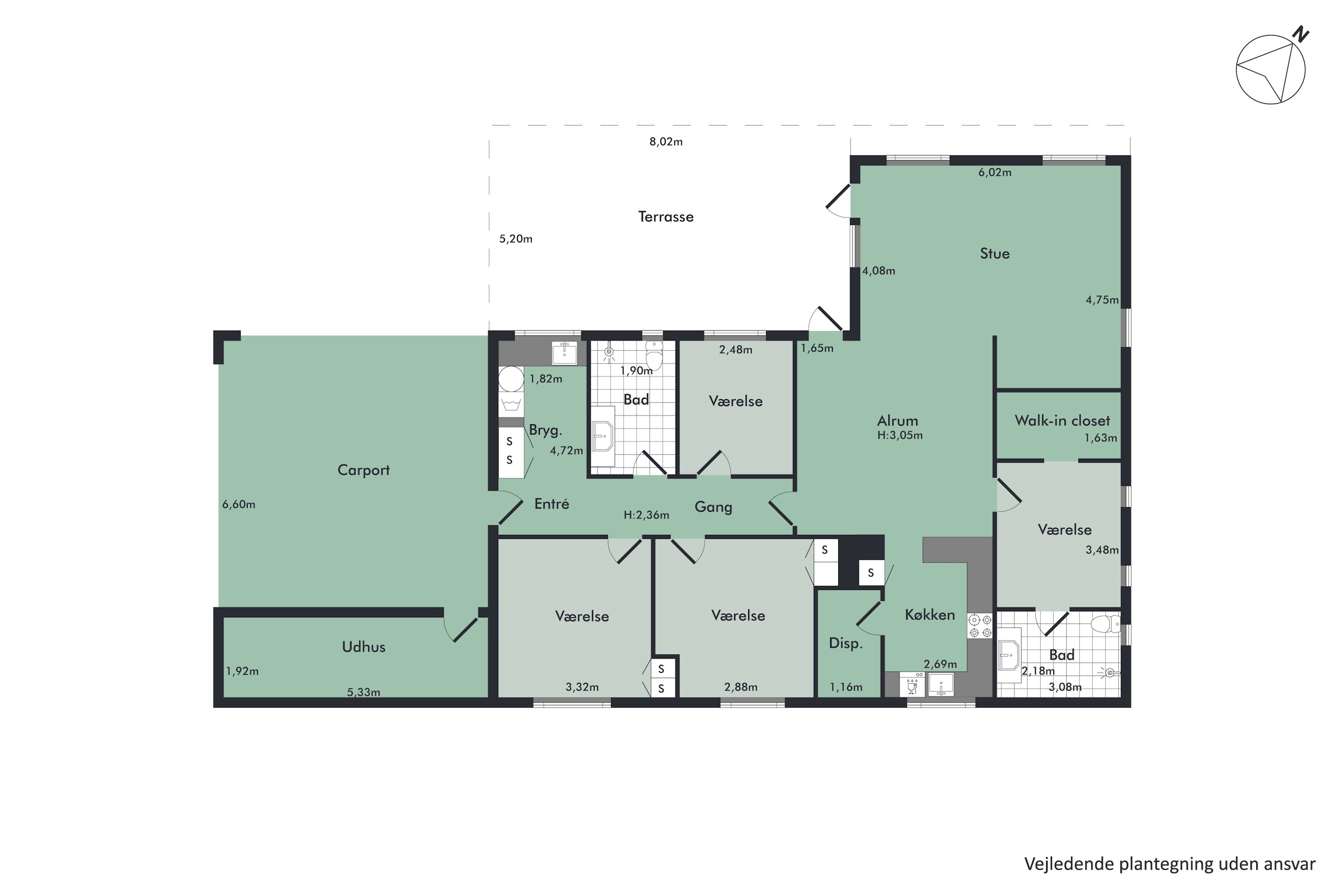 Plantegninger billede af Tennisskoven 71, 9320 Hjallerup