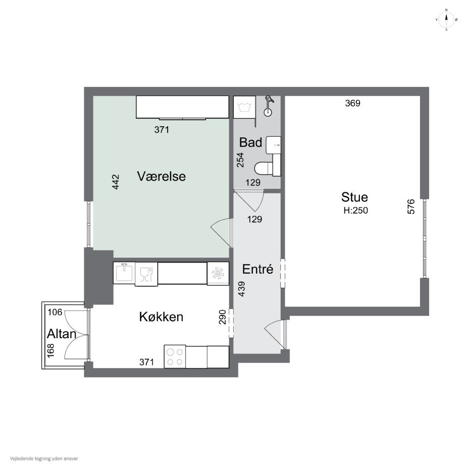 Plantegninger billede af Henriettevej 16, 4., 5000 Odense C