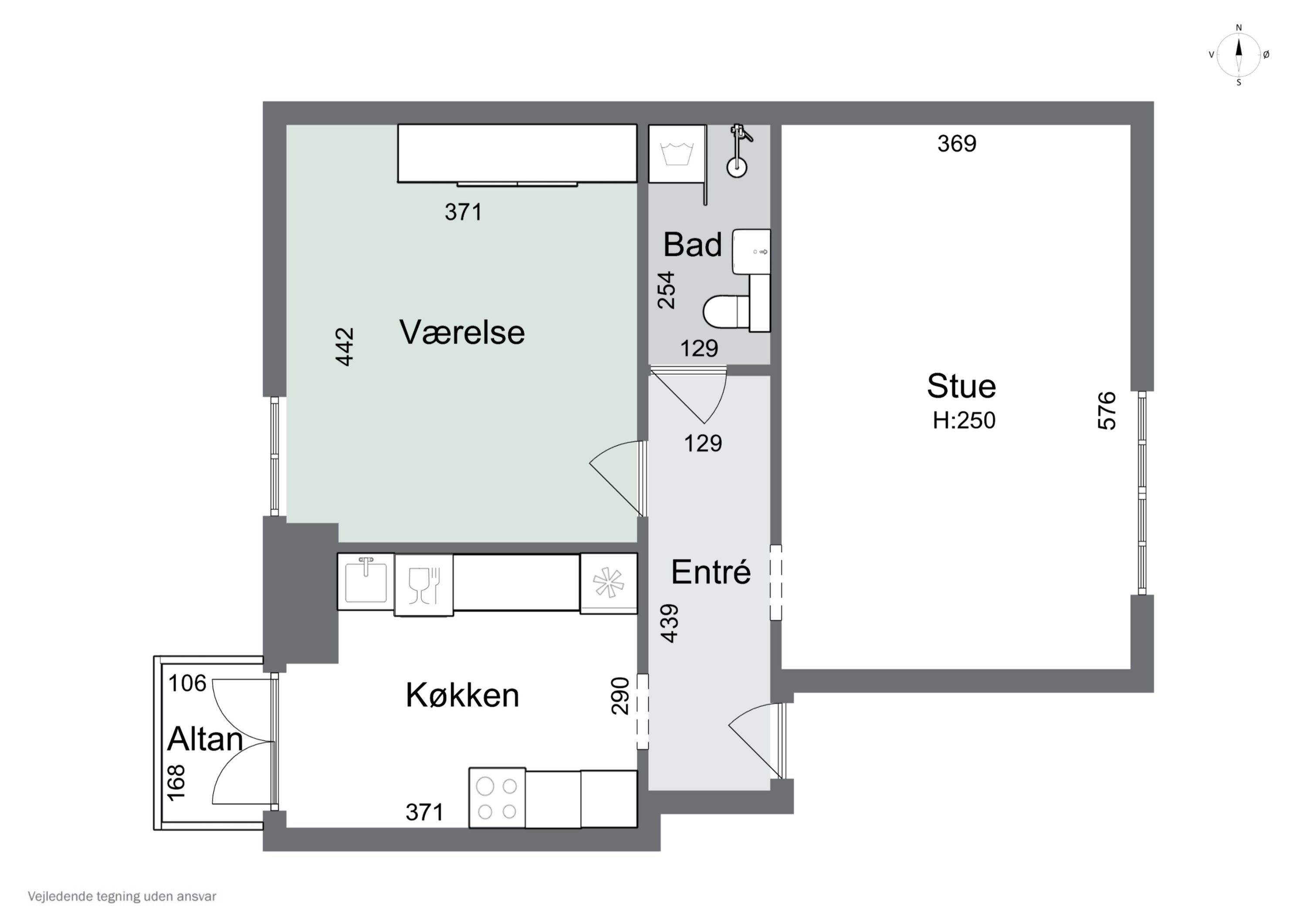 Plantegninger billede af Henriettevej 16, 4., 5000 Odense C