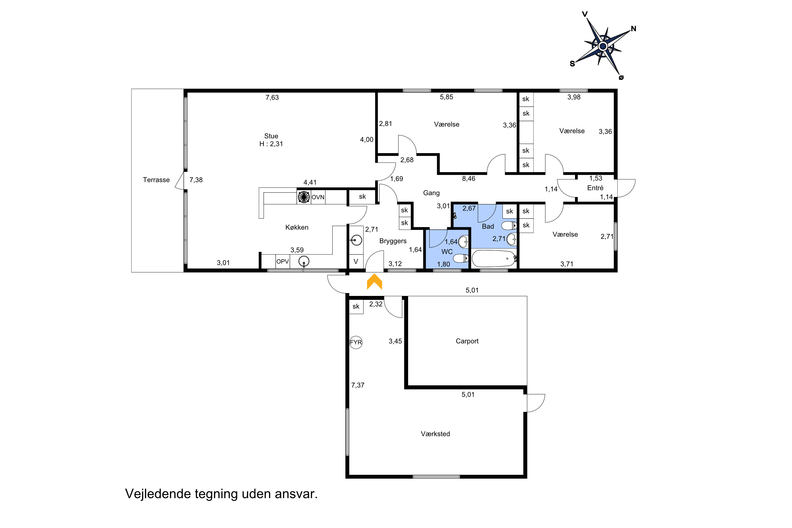 Plantegninger billede af Rubyvej 9, Agger, 7770 Vestervig
