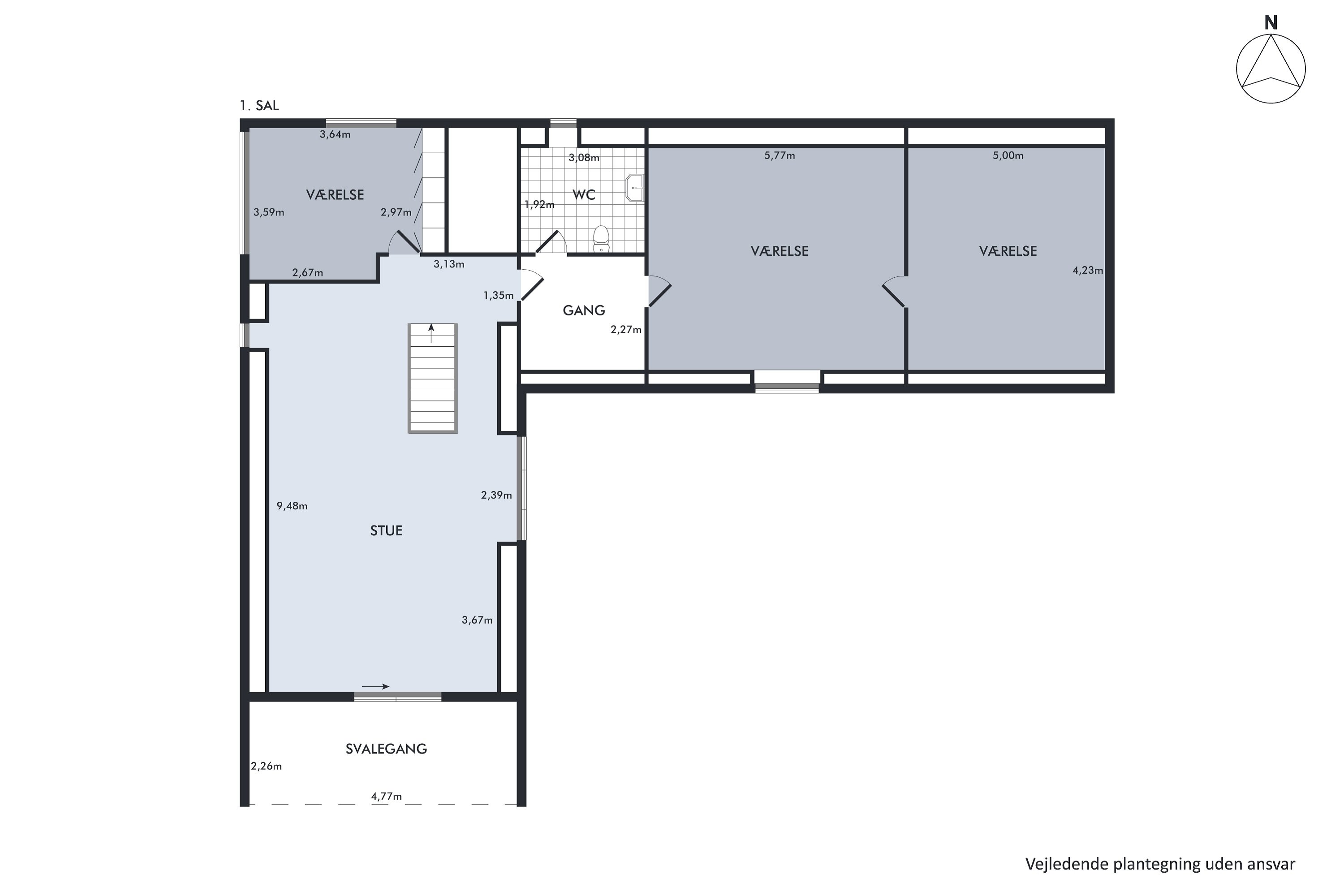 Plantegninger billede af Blinkevej 1, Sillerslev, 7990 Øster Assels