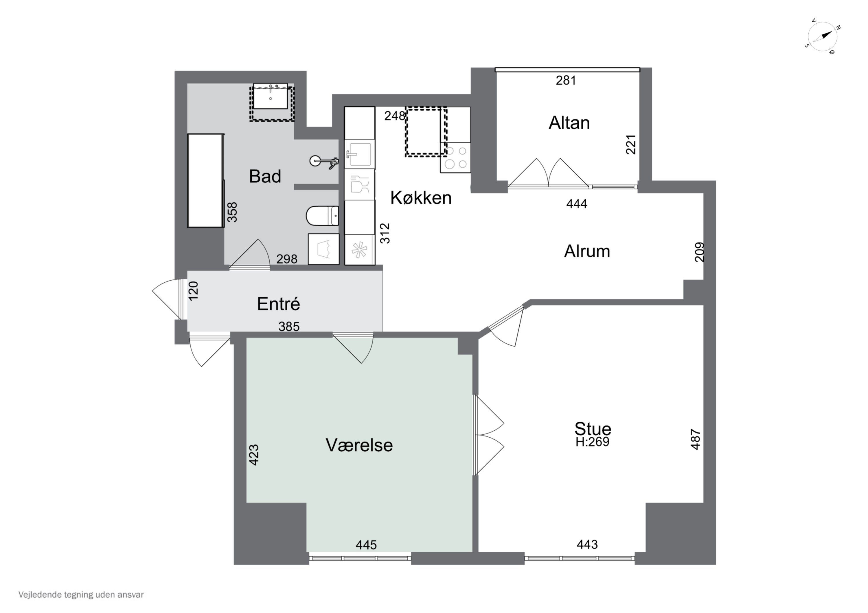 Plantegninger billede af Læssøegade 13, 4., 5000 Odense C