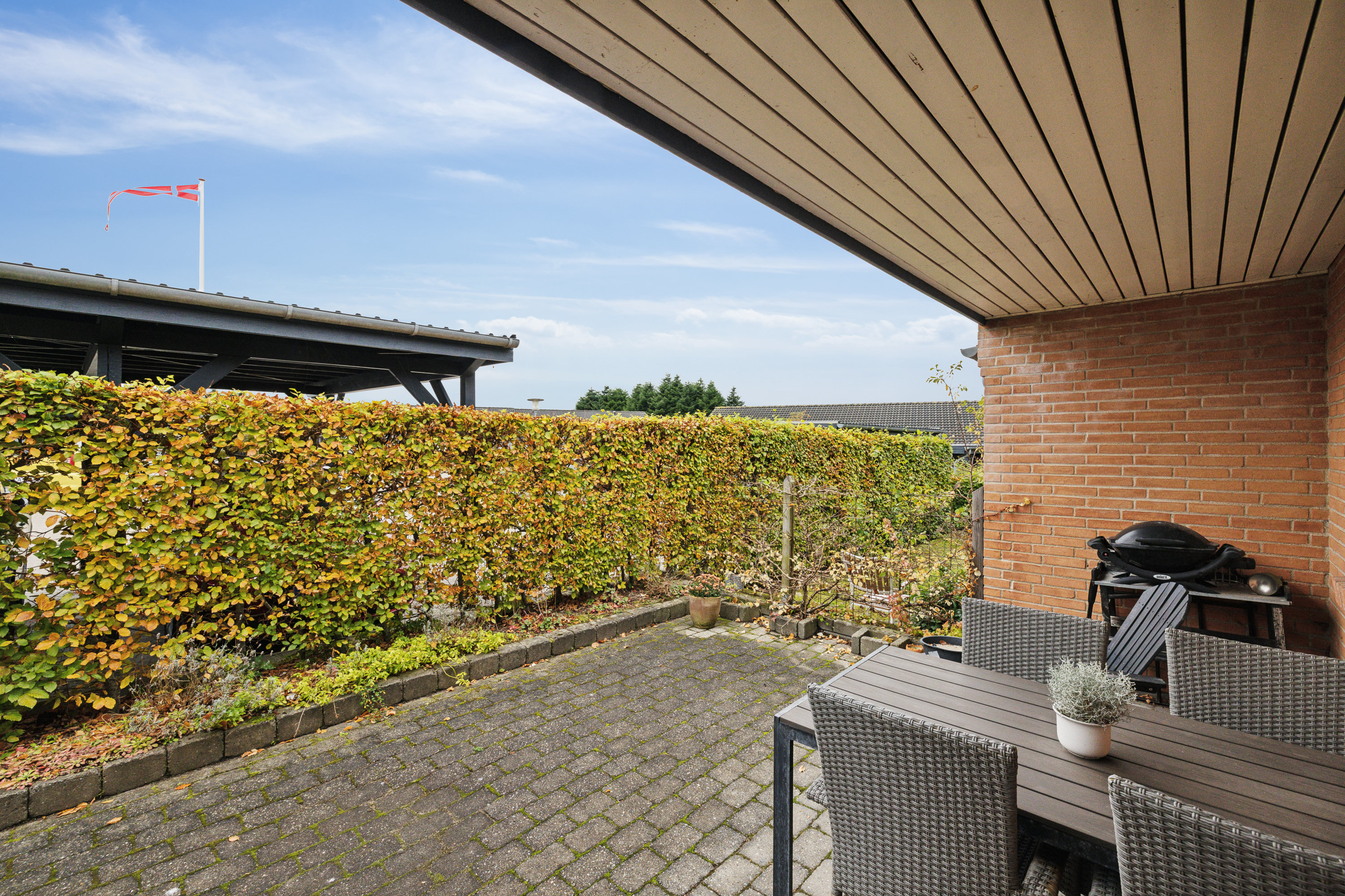 Fremhævet terrasse billede i fuldskærmstilstand. Billede af Skovbakkevej 88A, 8800 Viborg