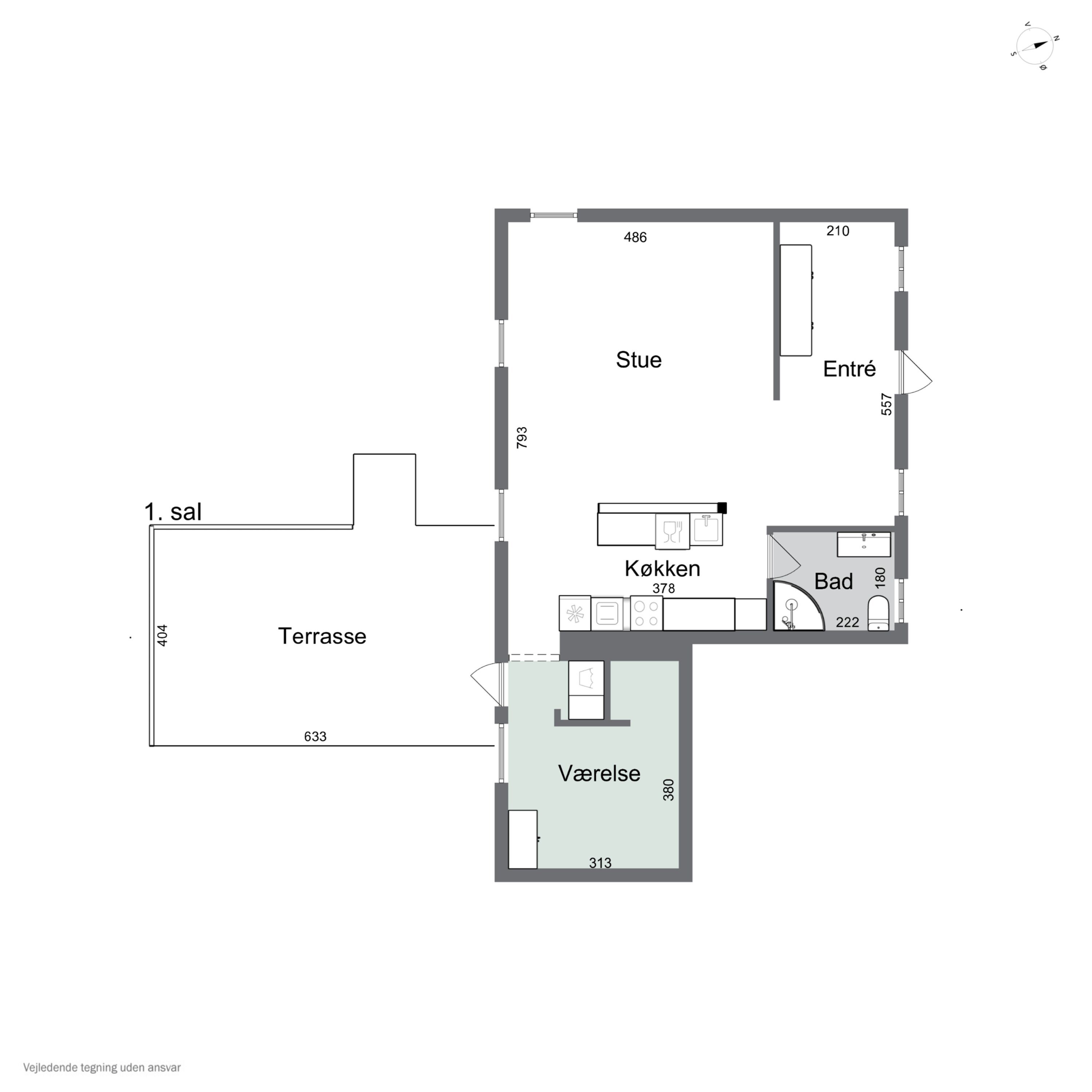 Plantegninger billede af Høstenvej 21, Høsten, 4690 Haslev