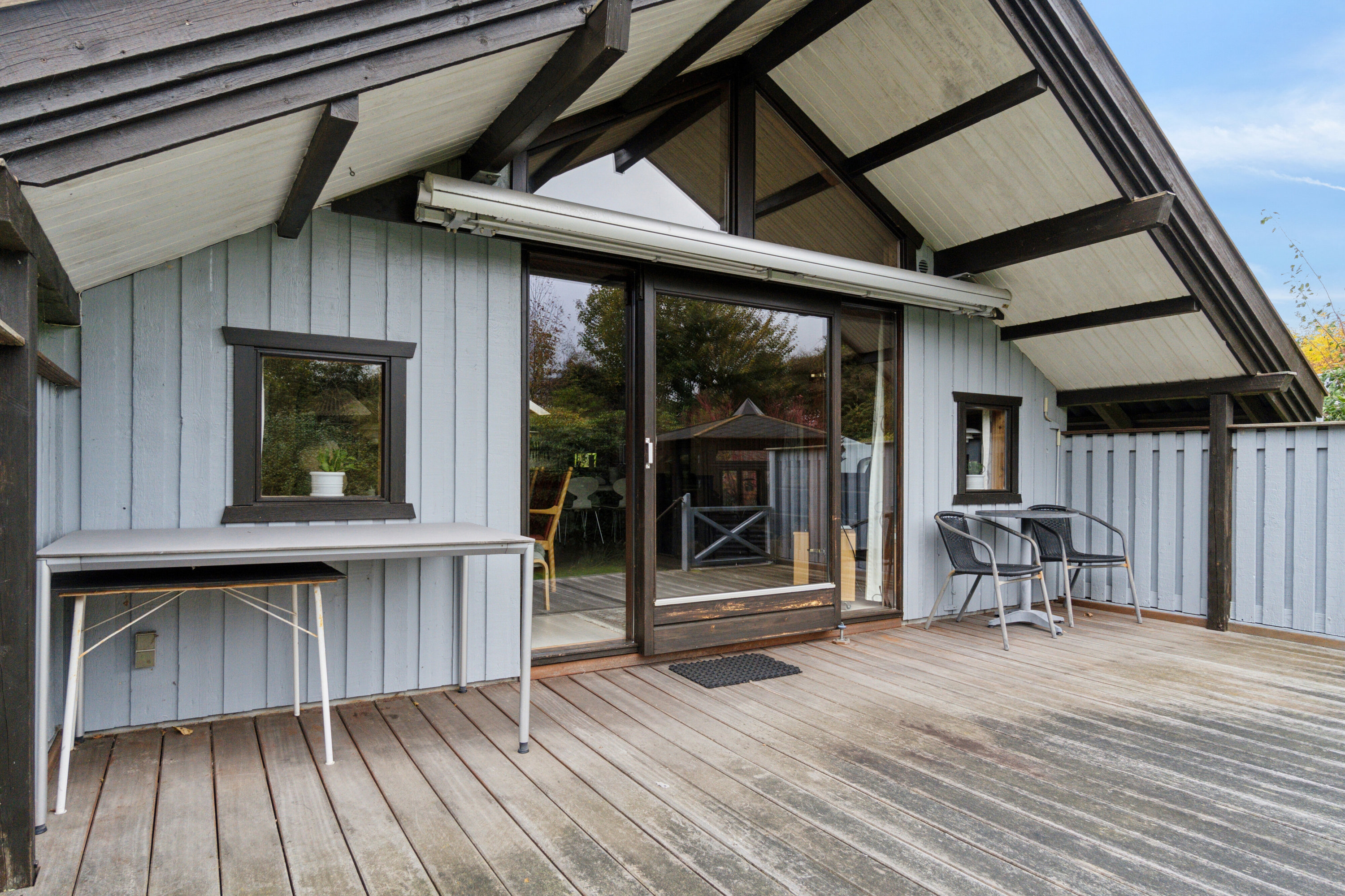 Fremhævet terrasse billede i fuldskærmstilstand. Billede af Strandlystvej 32, Store Havelse Strand, 3310 Ølsted