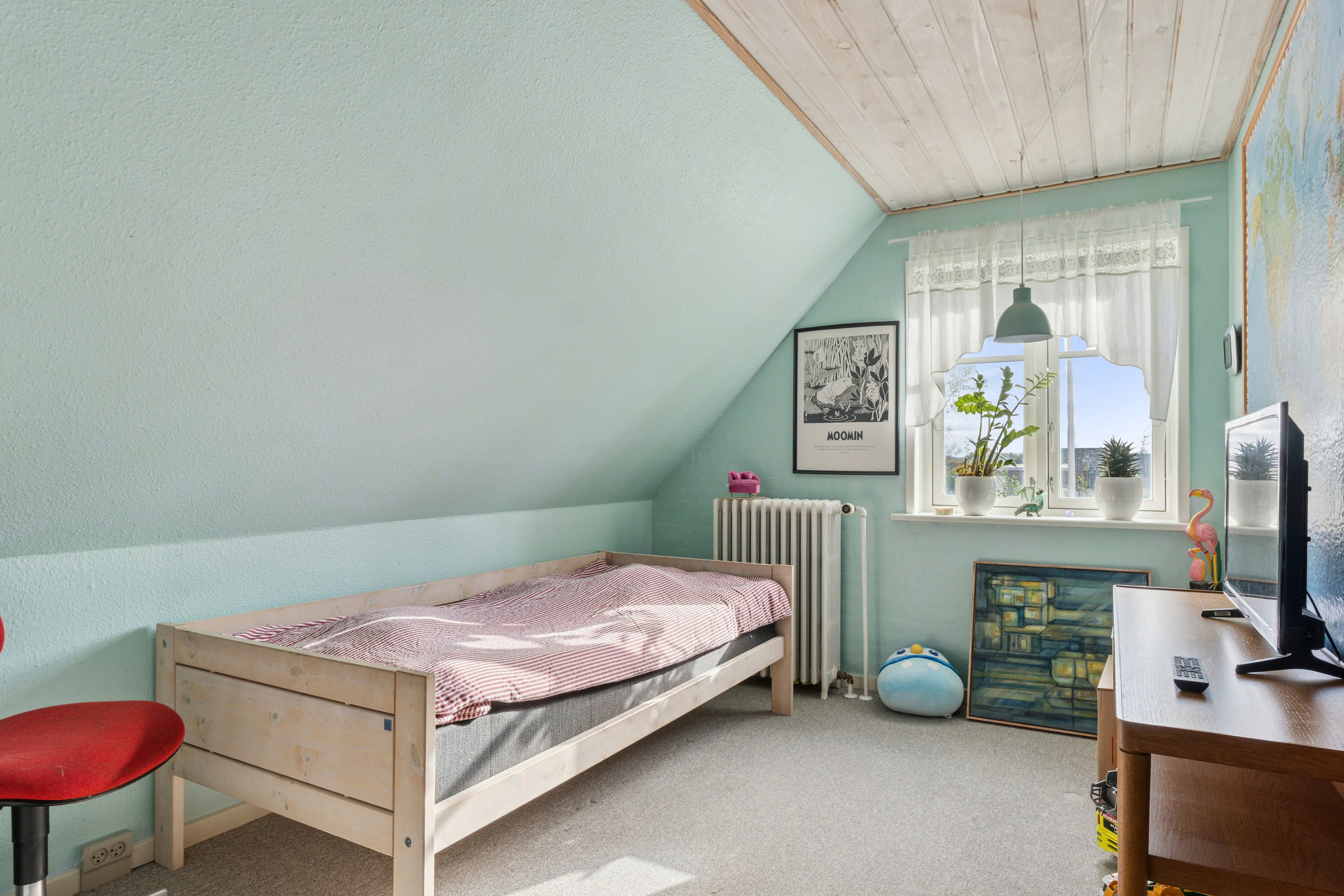 Fremhævet soveværelse billede i fuldskærmstilstand. Billede af Fredensgade 12, 9870 Sindal