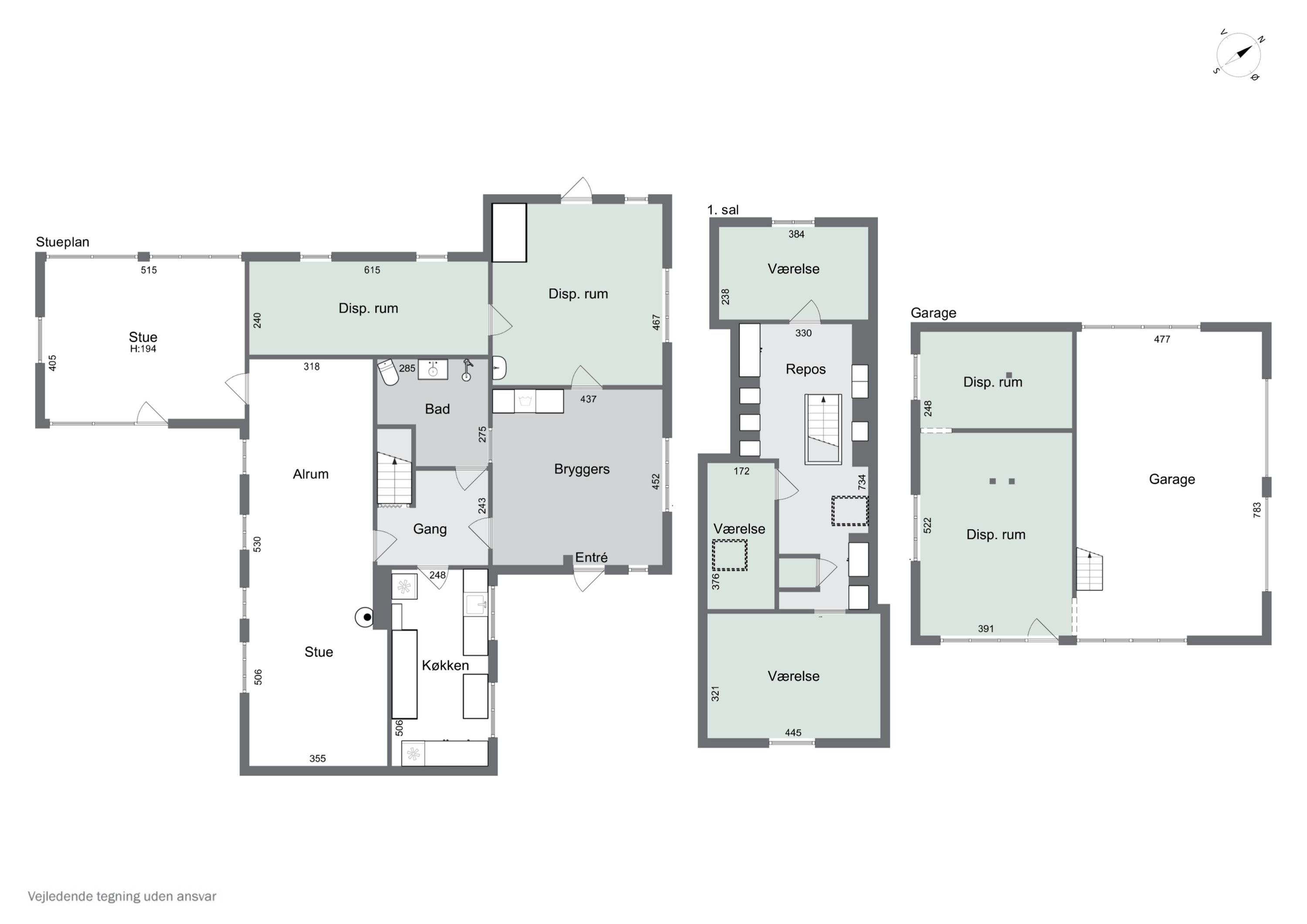 Plantegninger billede af Nordre Smålyngsvej 2, 3720 Aakirkeby
