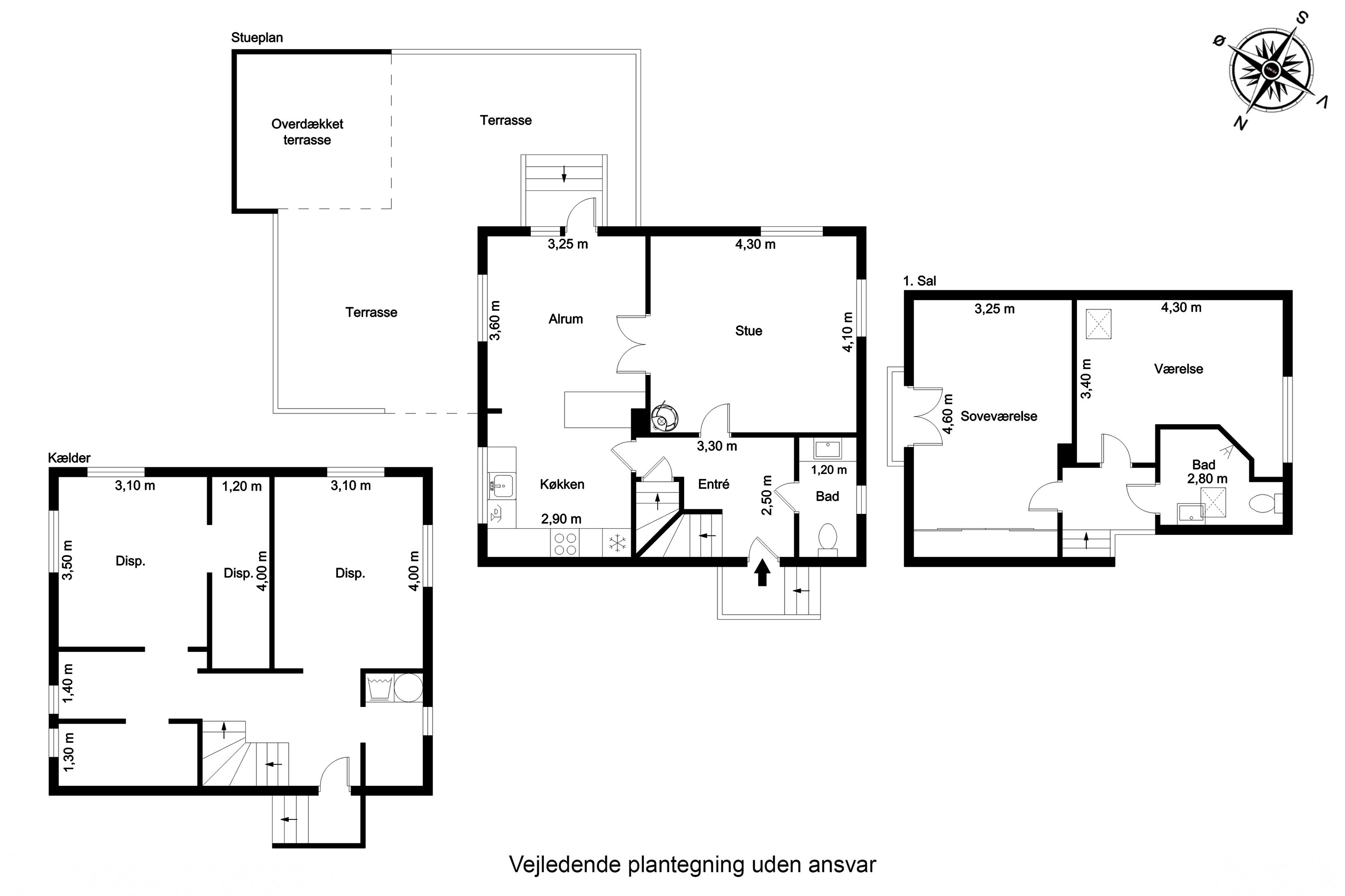 Plantegninger billede af Solbakken 2, 7600 Struer