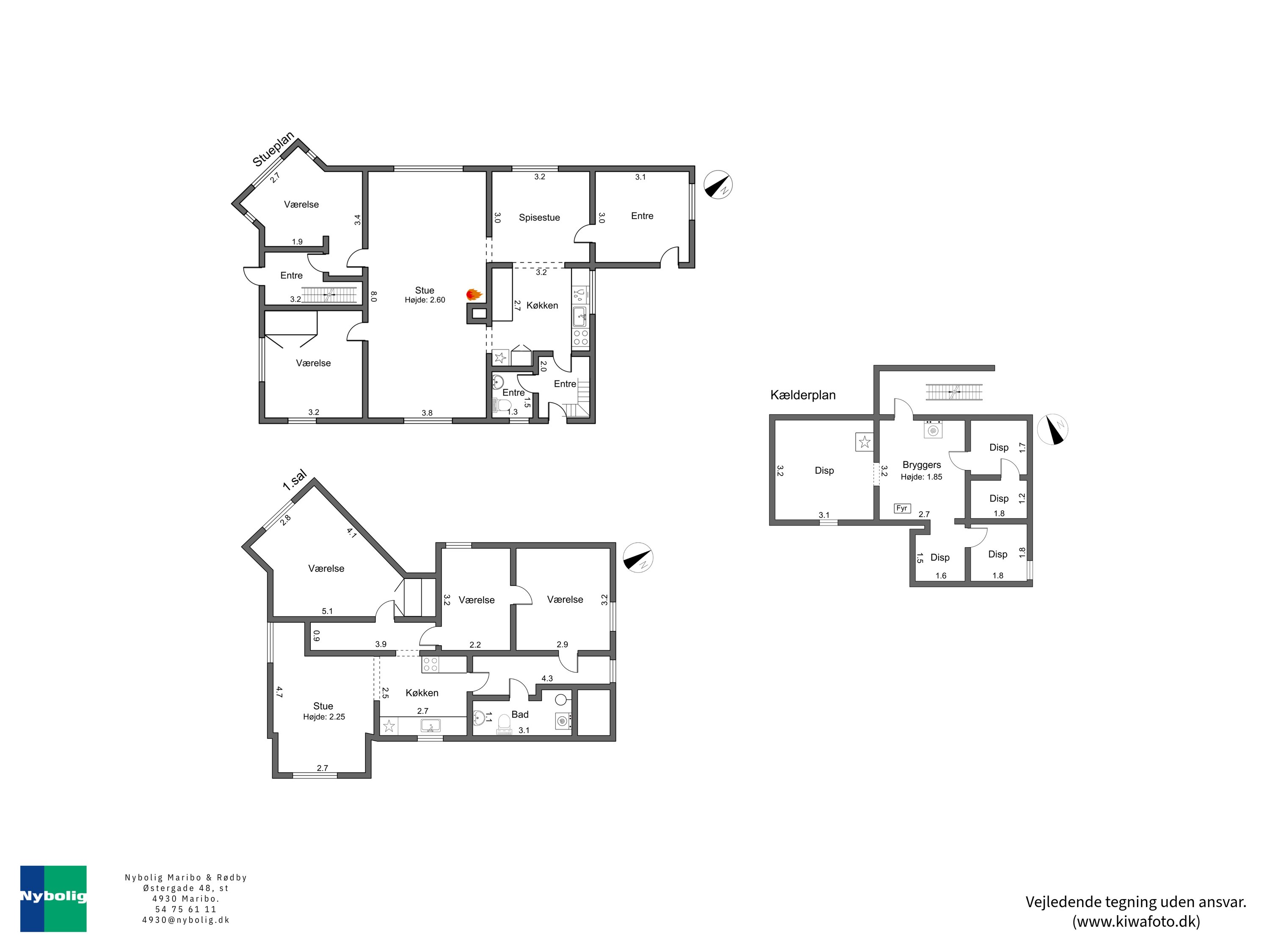 Plantegninger billede af Stationsvej 19, 4941 Bandholm