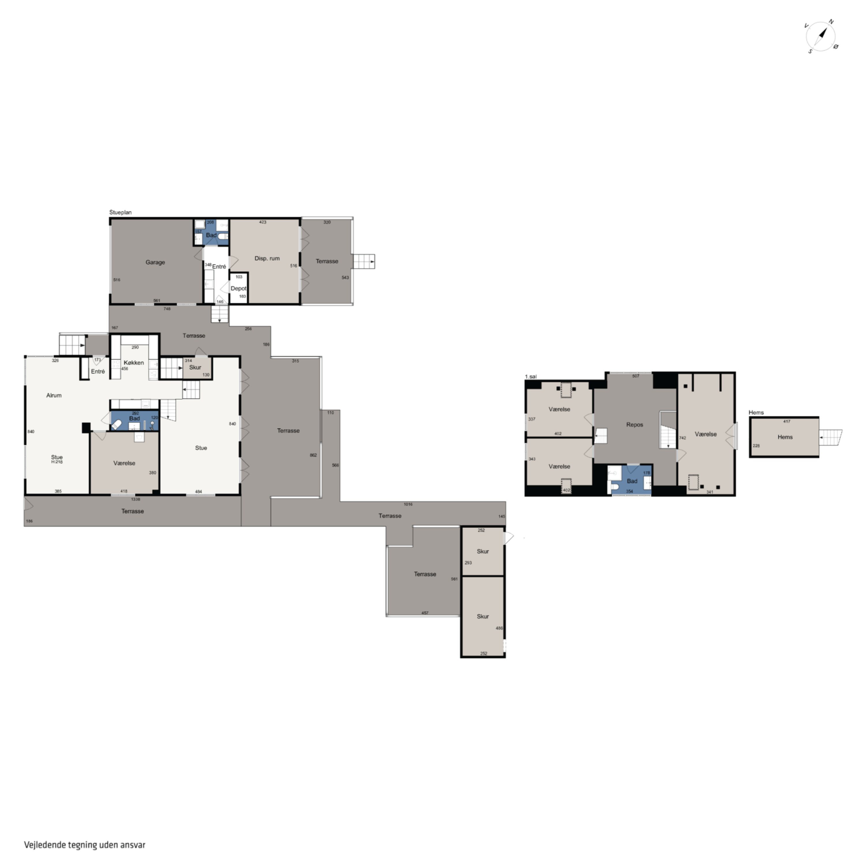 Plantegninger billede af Holmegårdsvej 41, 8270 Højbjerg
