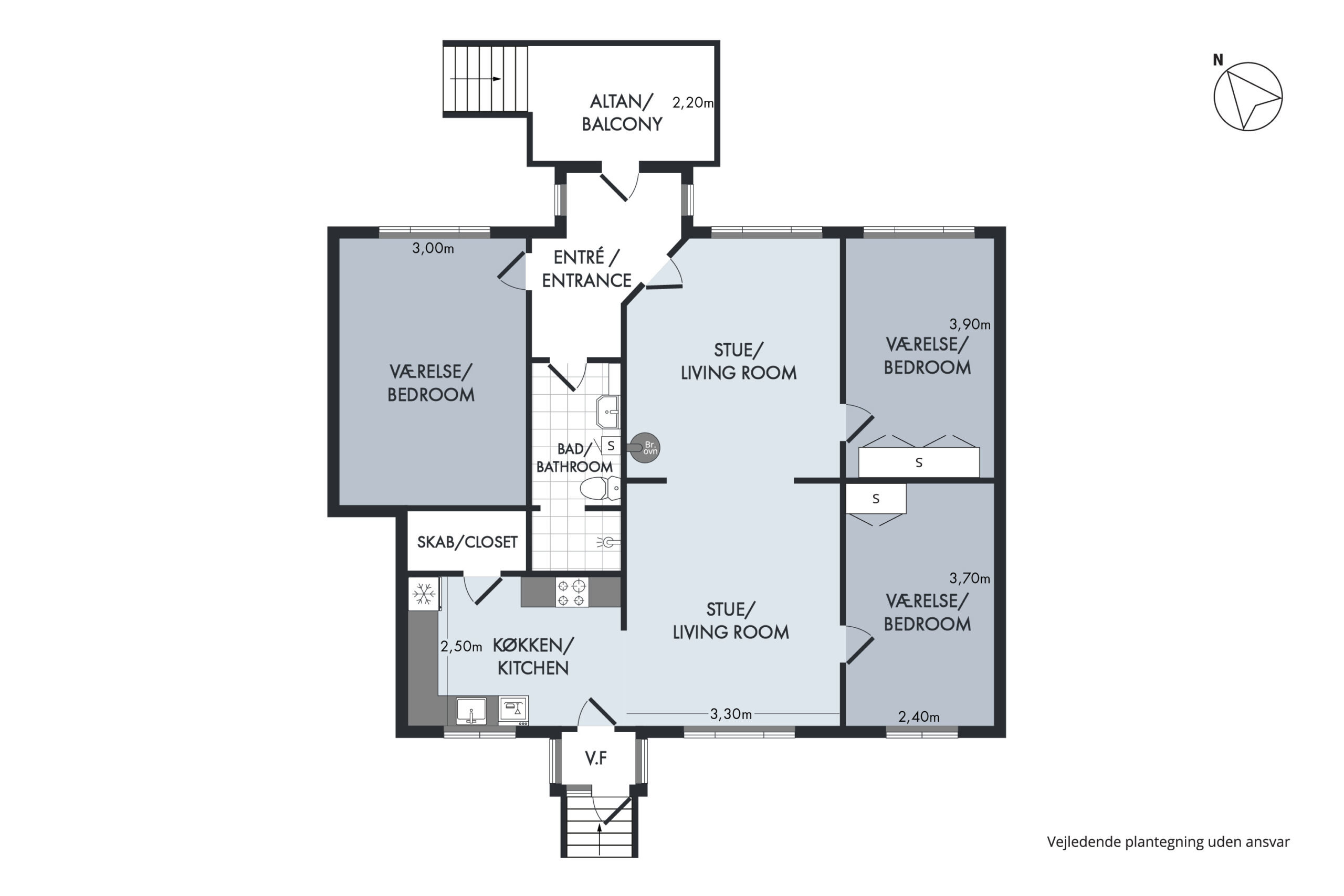 Fremhævet  billede i fuldskærmstilstand. Billede af Brønshøjholms Allé 7, st.., 2700 Brønshøj