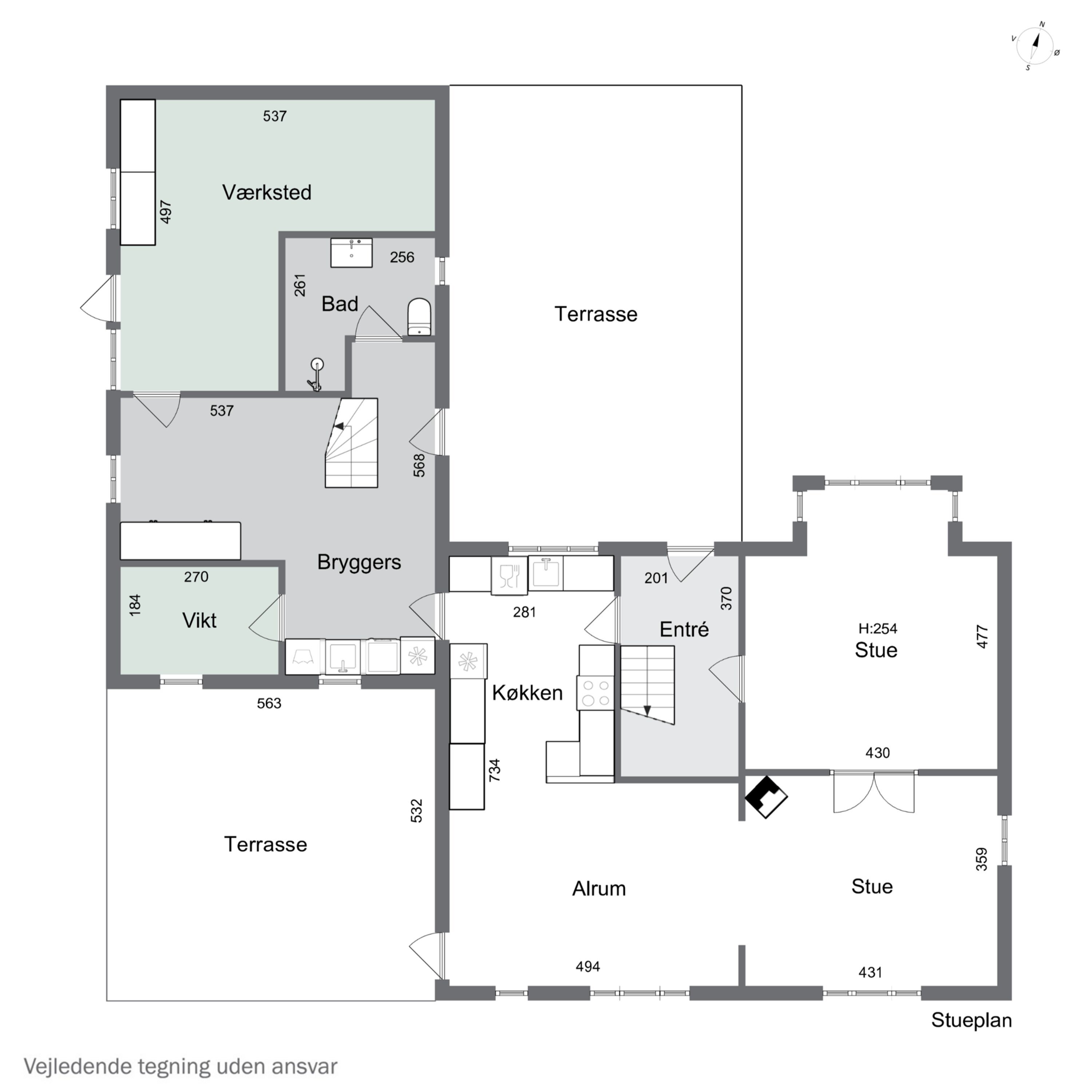 Plantegninger billede af Holmegaardsvej 14, Fensmark, 4684 Holmegaard