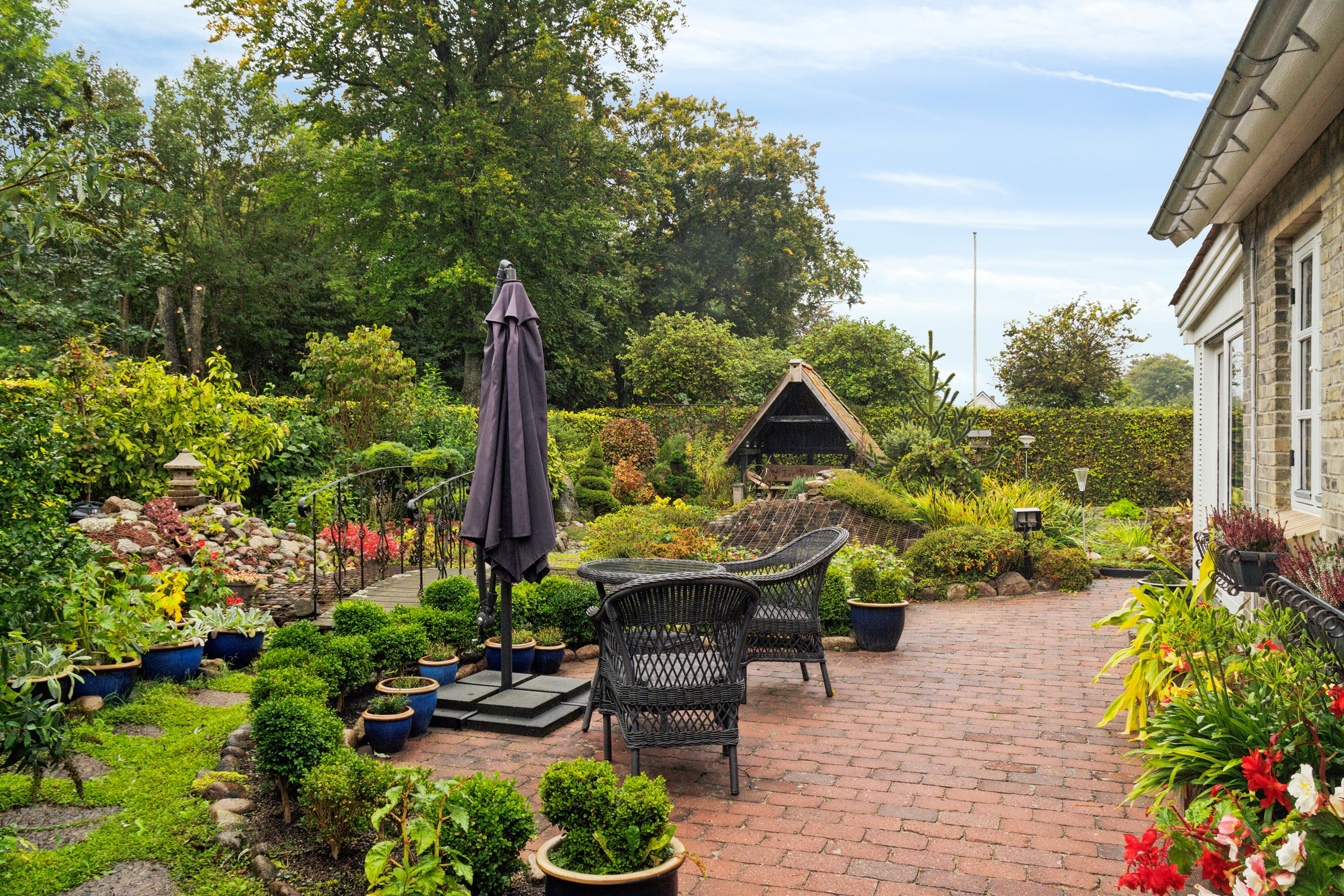 Fremhævet terrasse billede i fuldskærmstilstand. Billede af Egernvej 11, Hyllinge, 4700 Næstved