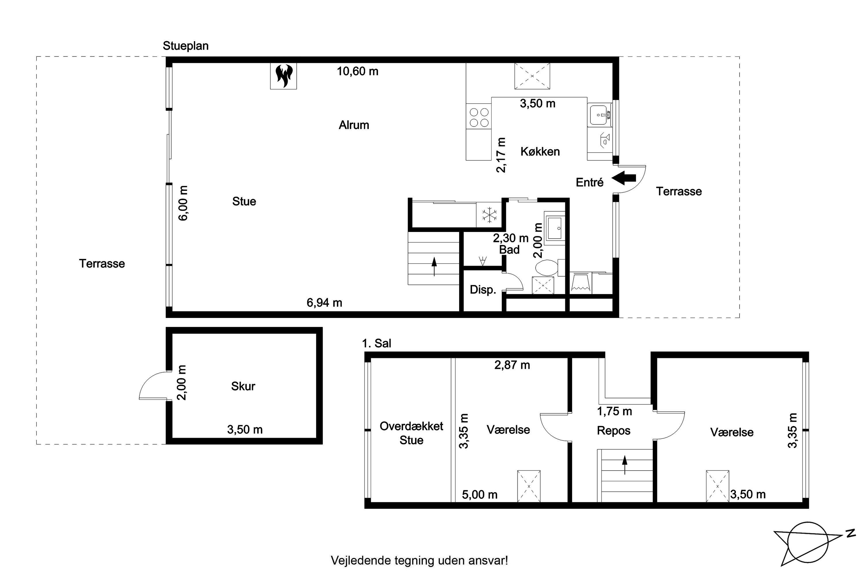 Plantegninger billede af Golfsvinget 207, Gatten, 9640 Farsø