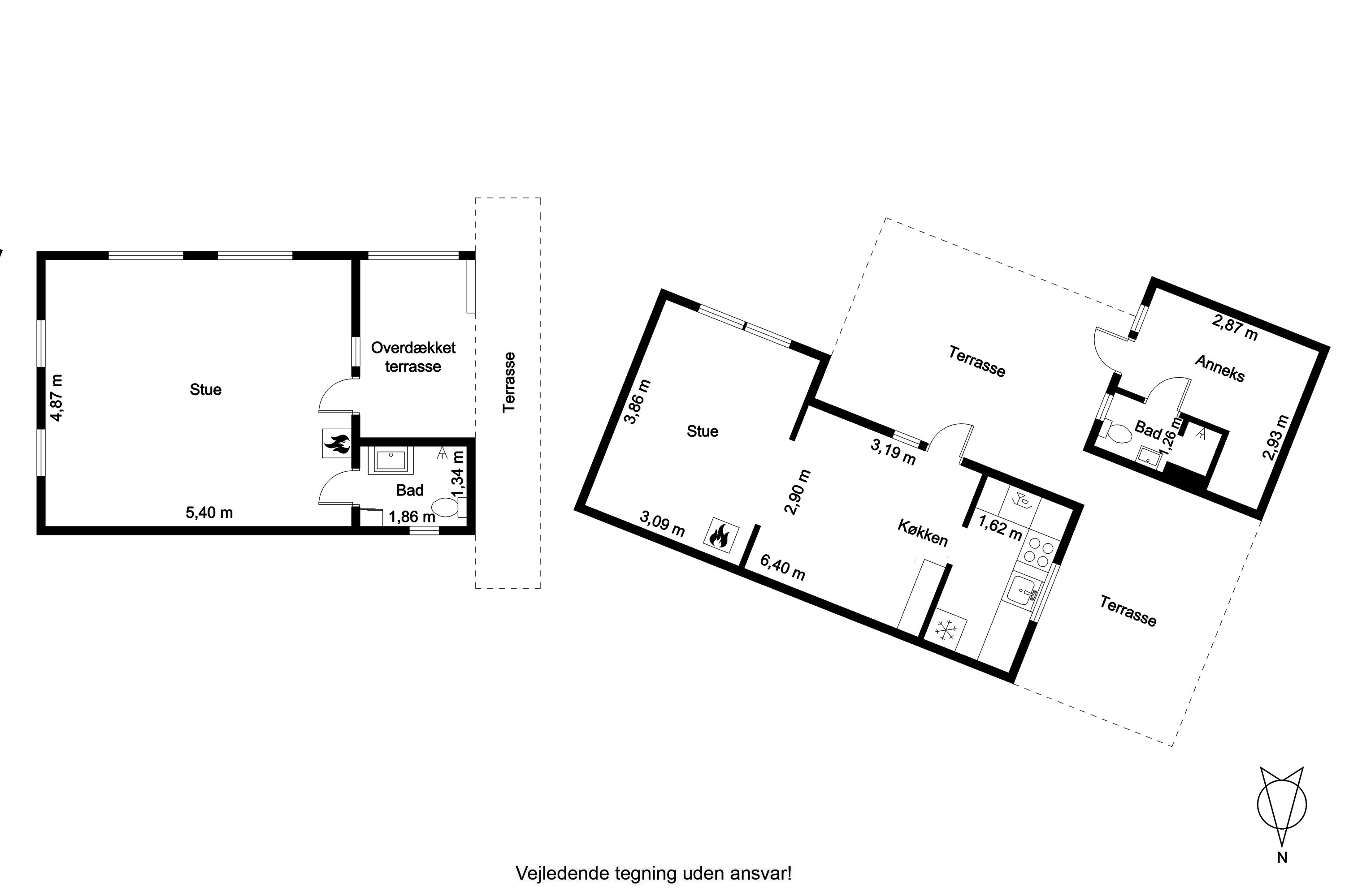 Plantegninger billede af Gatten Møllevej 83, Gatten, 9640 Farsø