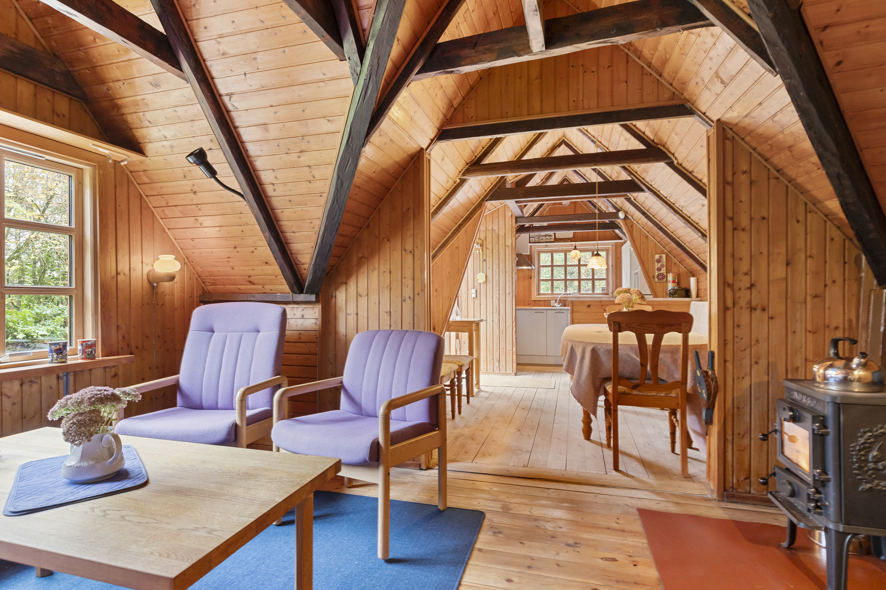 Fremhævet stue sommerhus billede i fuldskærmstilstand. Billede af Gatten Møllevej 83, Gatten, 9640 Farsø