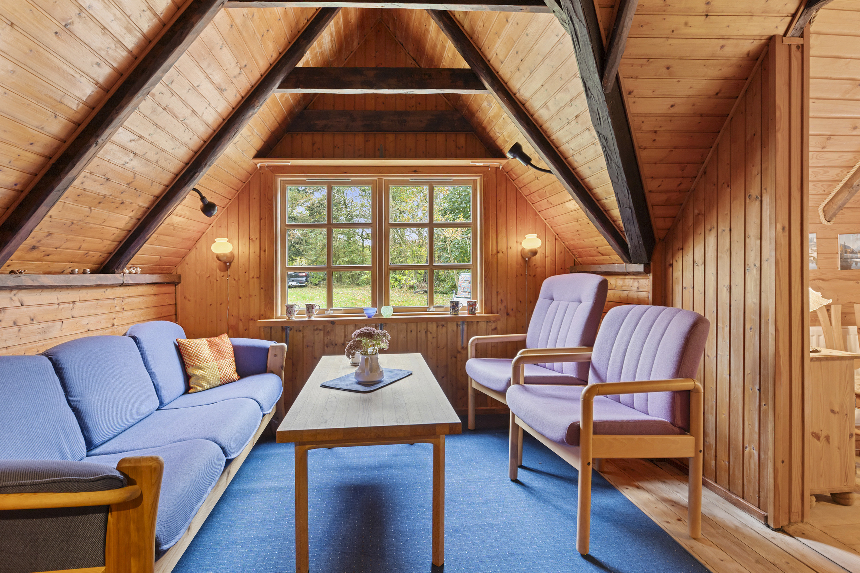 Fremhævet stue sommerhus billede i fuldskærmstilstand. Billede af Gatten Møllevej 83, Gatten, 9640 Farsø