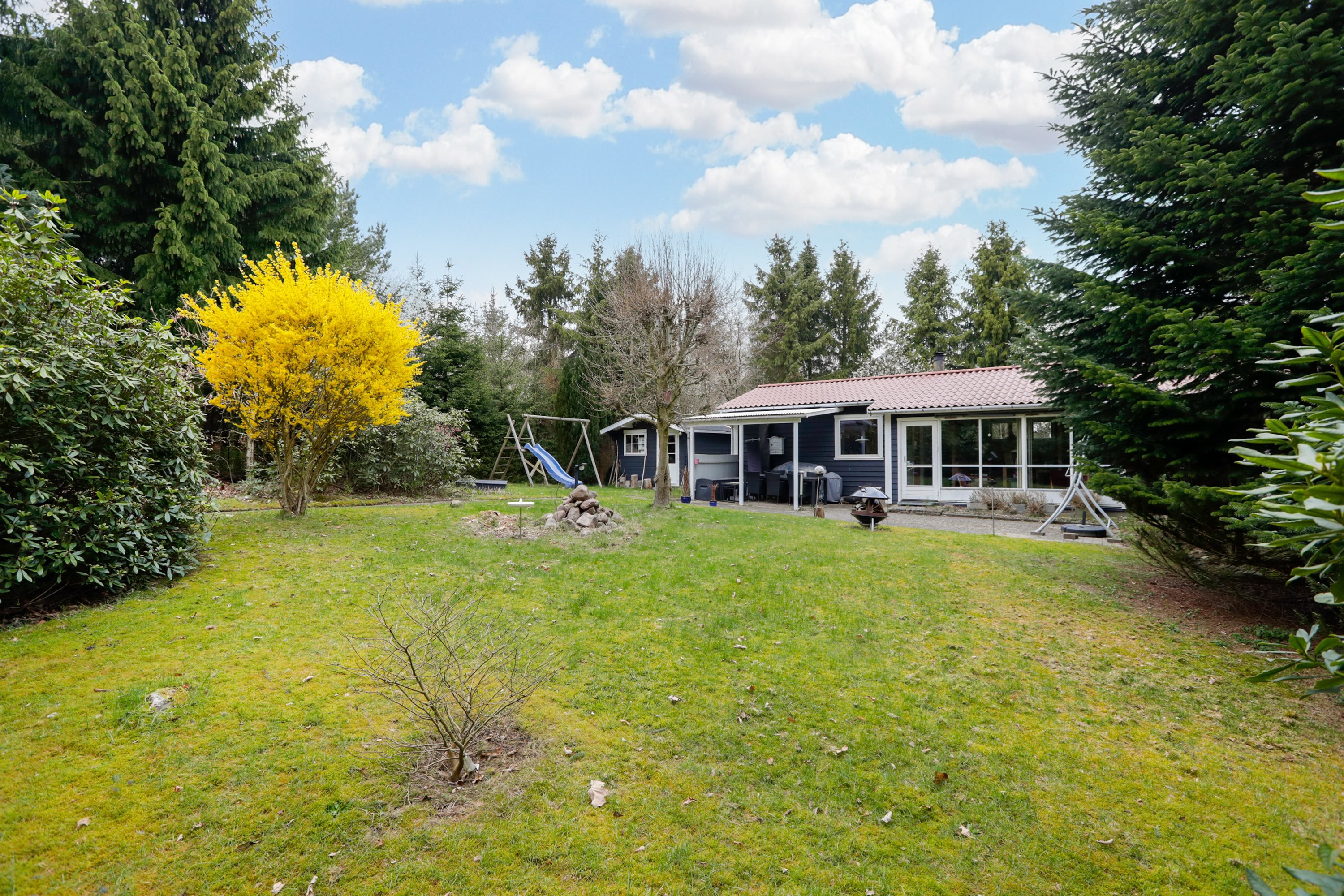 Fremhævet have billede i fuldskærmstilstand. Billede af Toplærkevej 13, Dybendal, 4190 Munke Bjergby