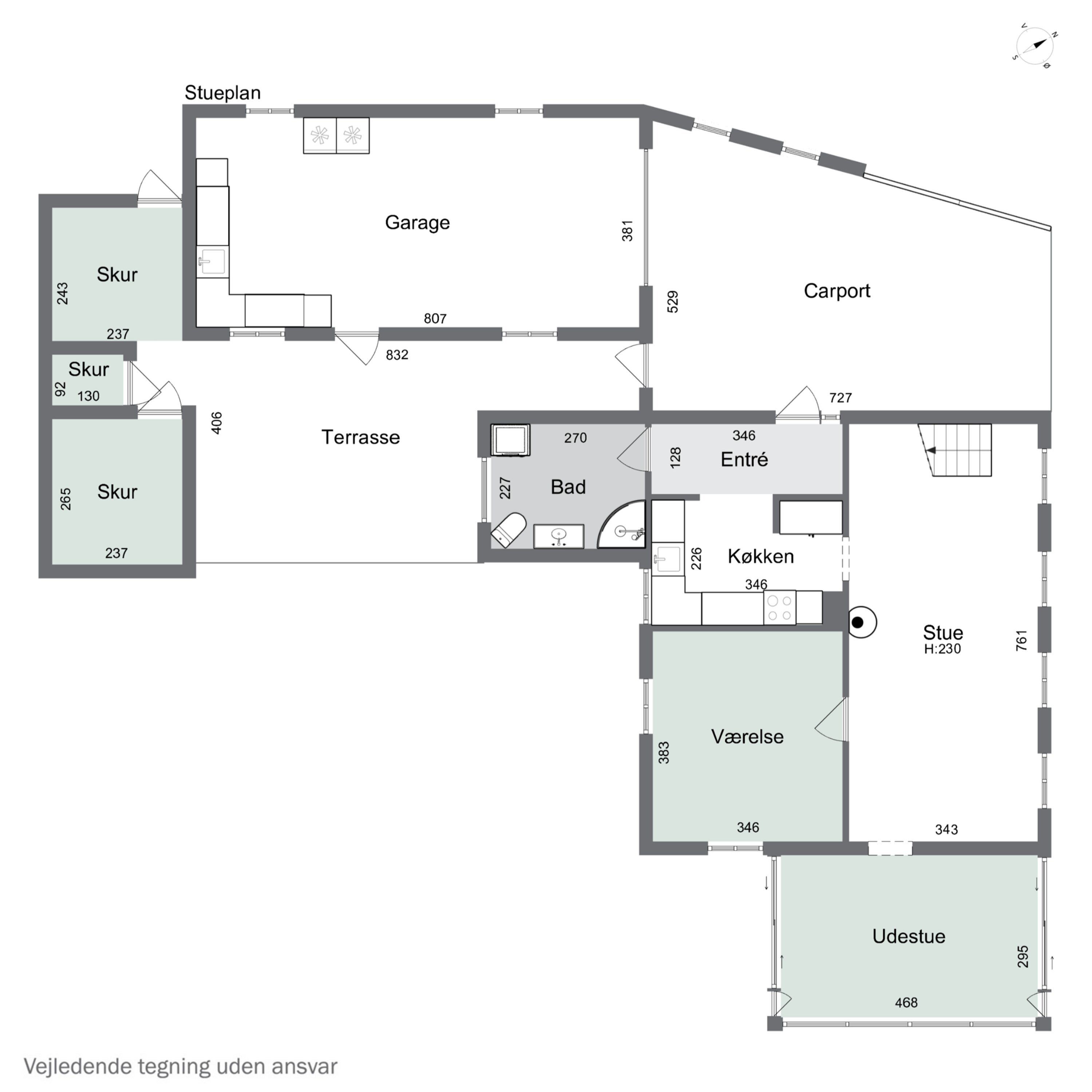 Plantegninger billede af Egernvej 11, Hyllinge, 4700 Næstved
