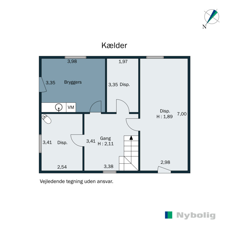 Plantegninger billede af Gersdorffsgade 17, 8300 Odder