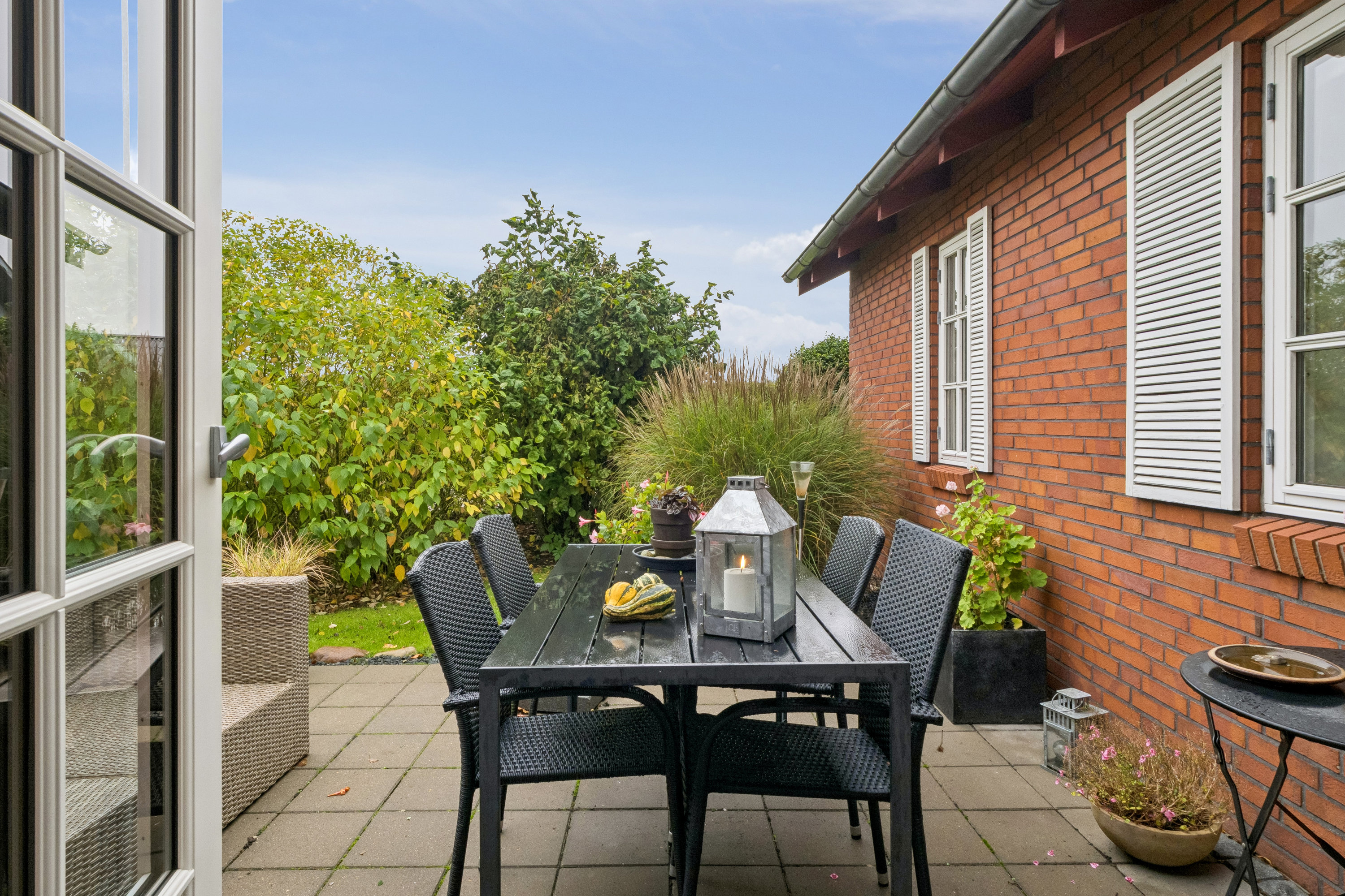 Fremhævet terrasse billede i fuldskærmstilstand. Billede af Danelykke 28, Hem, 7800 Skive