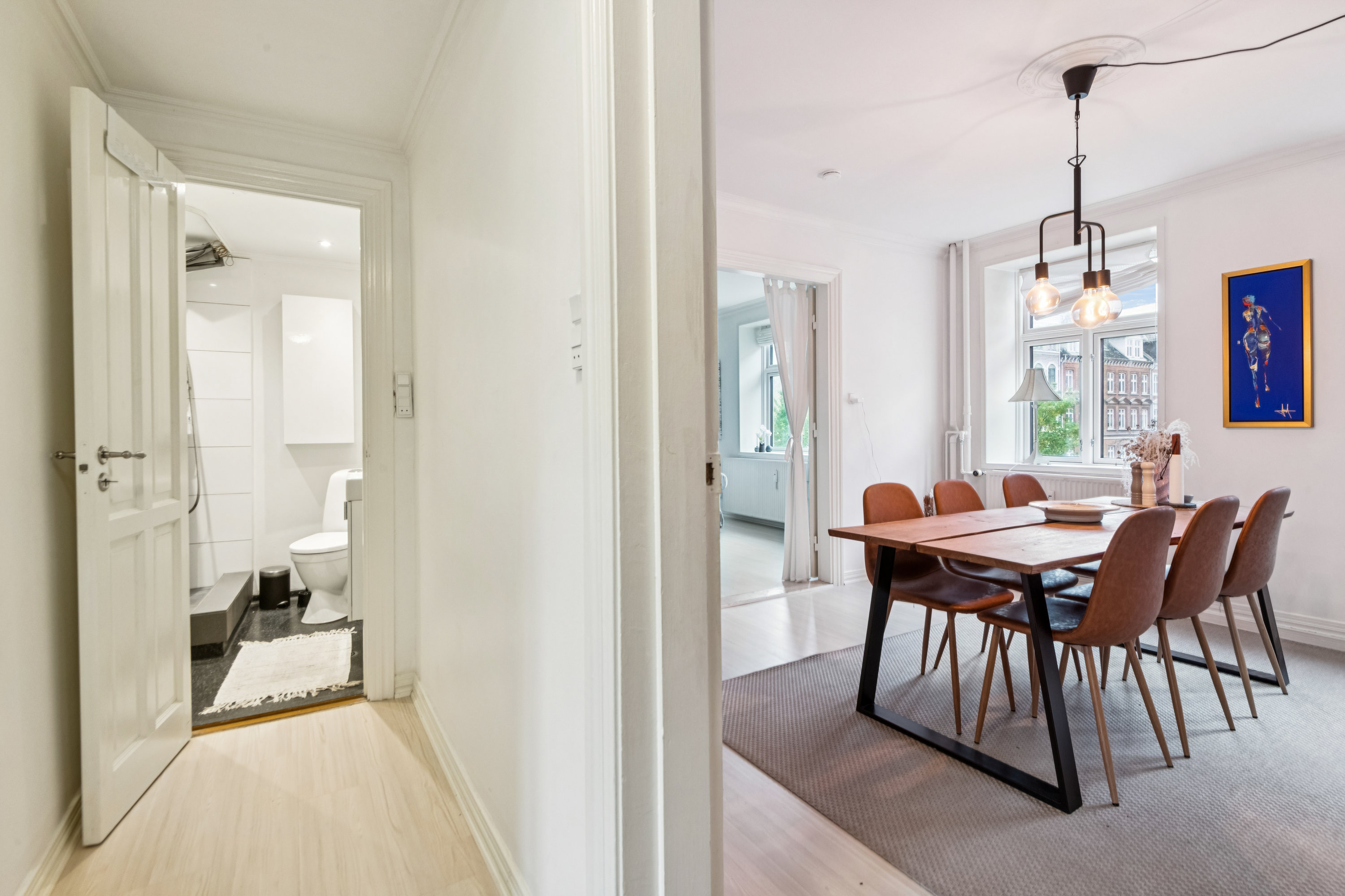 Fremhævet gang billede i fuldskærmstilstand. Billede af Borgergade 24, 1. th., 9000 Aalborg