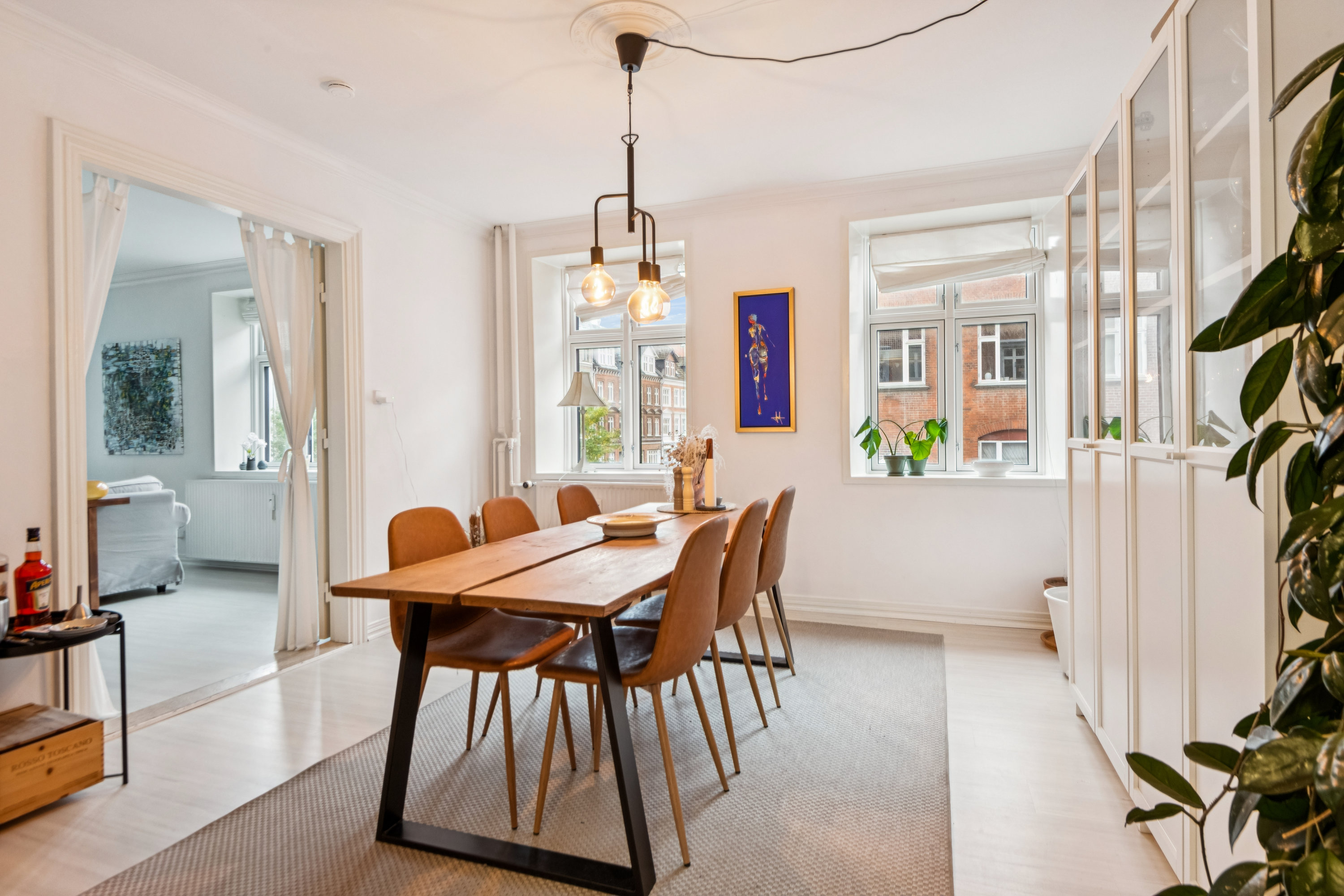 Fremhævet stue billede i fuldskærmstilstand. Billede af Borgergade 24, 1. th., 9000 Aalborg