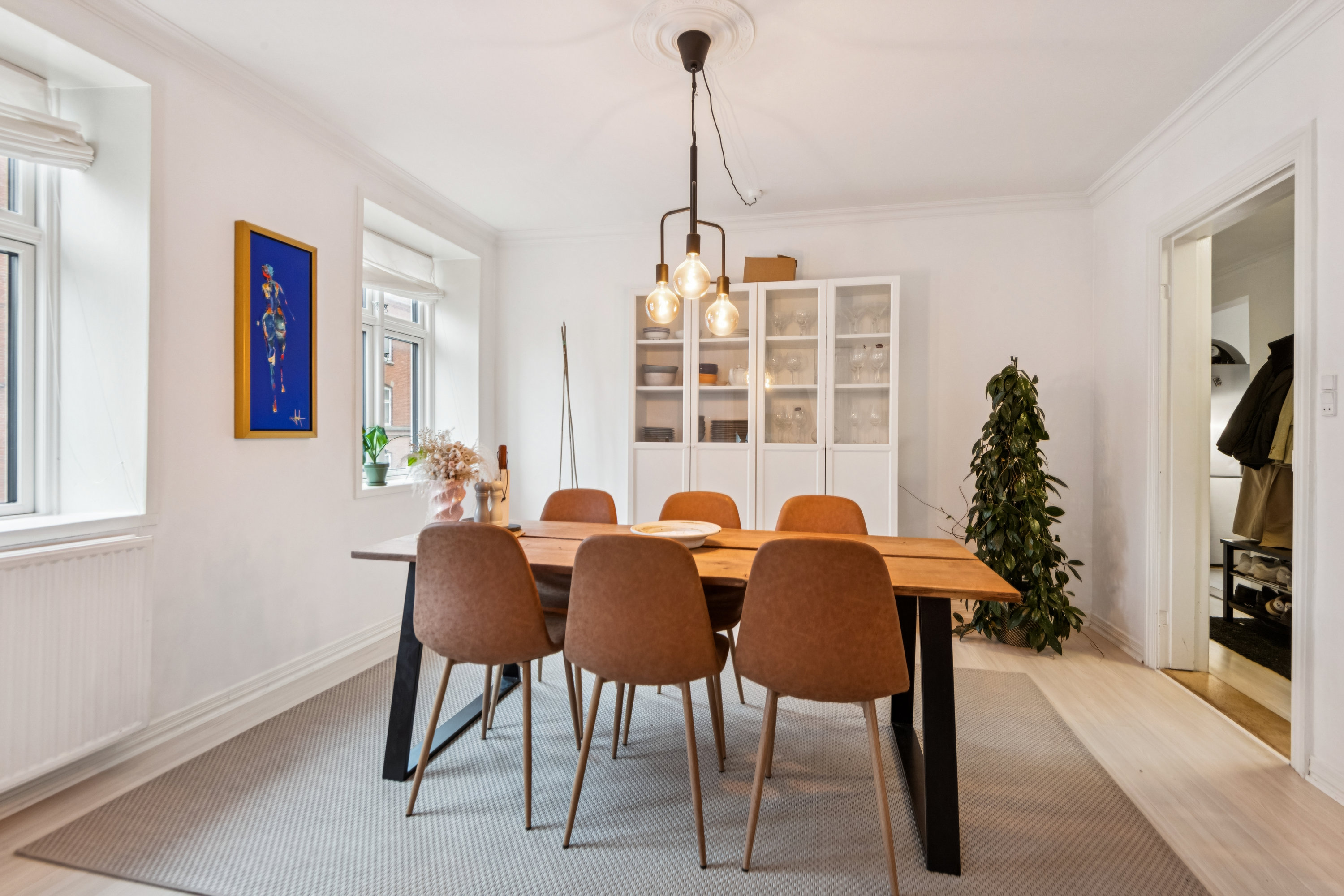 Fremhævet spisestue billede i fuldskærmstilstand. Billede af Borgergade 24, 1. th., 9000 Aalborg