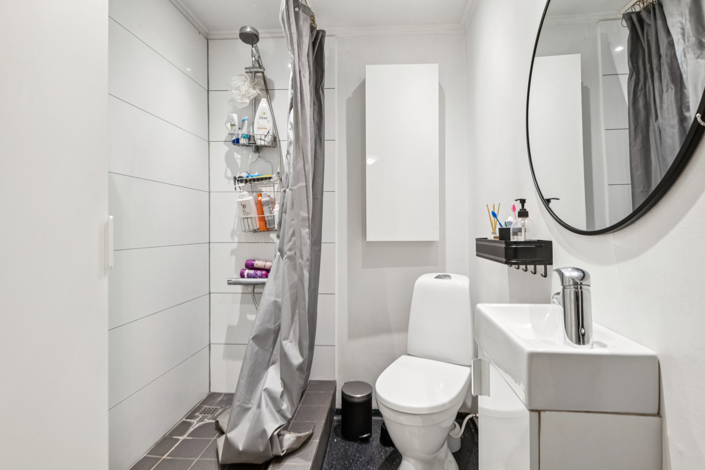 Fremhævet badeværelse billede i fuldskærmstilstand. Billede af Borgergade 24, 1. th., 9000 Aalborg