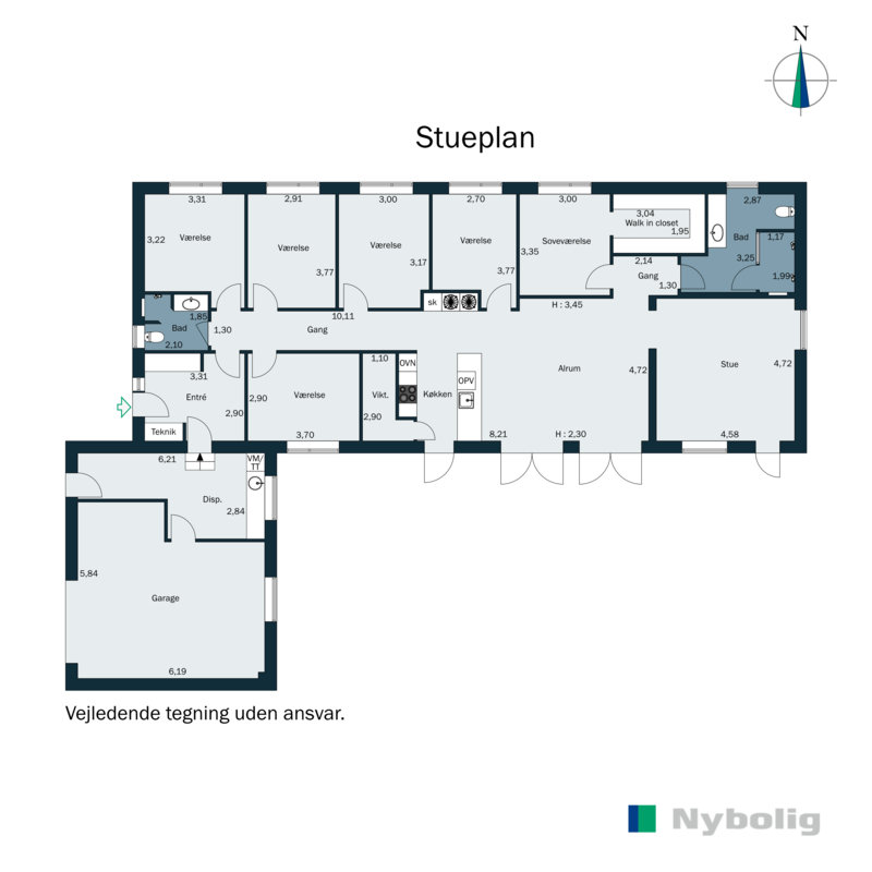 Plantegninger billede af Renrosen 7, 8700 Horsens