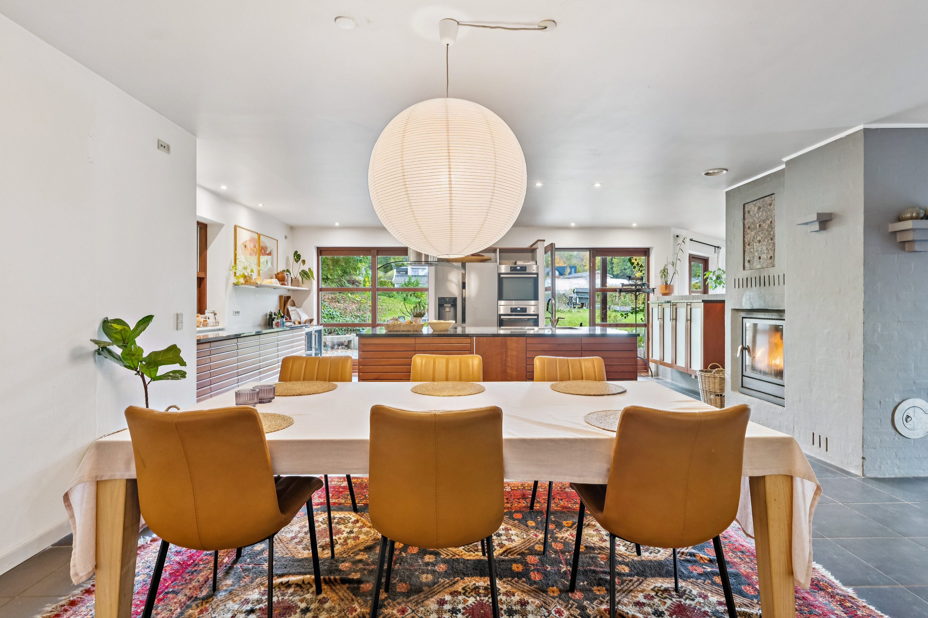 Fremhævet stue billede i fuldskærmstilstand. Billede af Godset 7, 8870 Langå