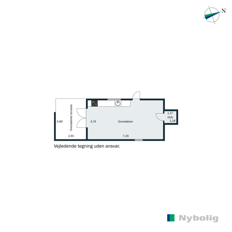 Plantegninger billede af Alrøvej 104, Amstrup, 8300 Odder