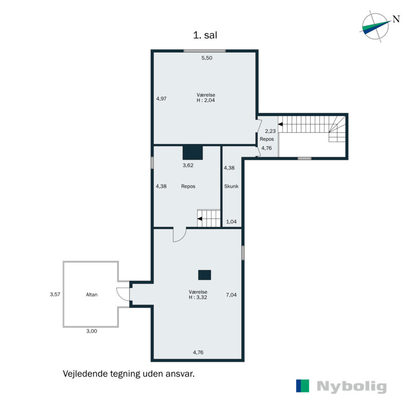 Plantegninger billede af Alrøvej 104, Amstrup, 8300 Odder