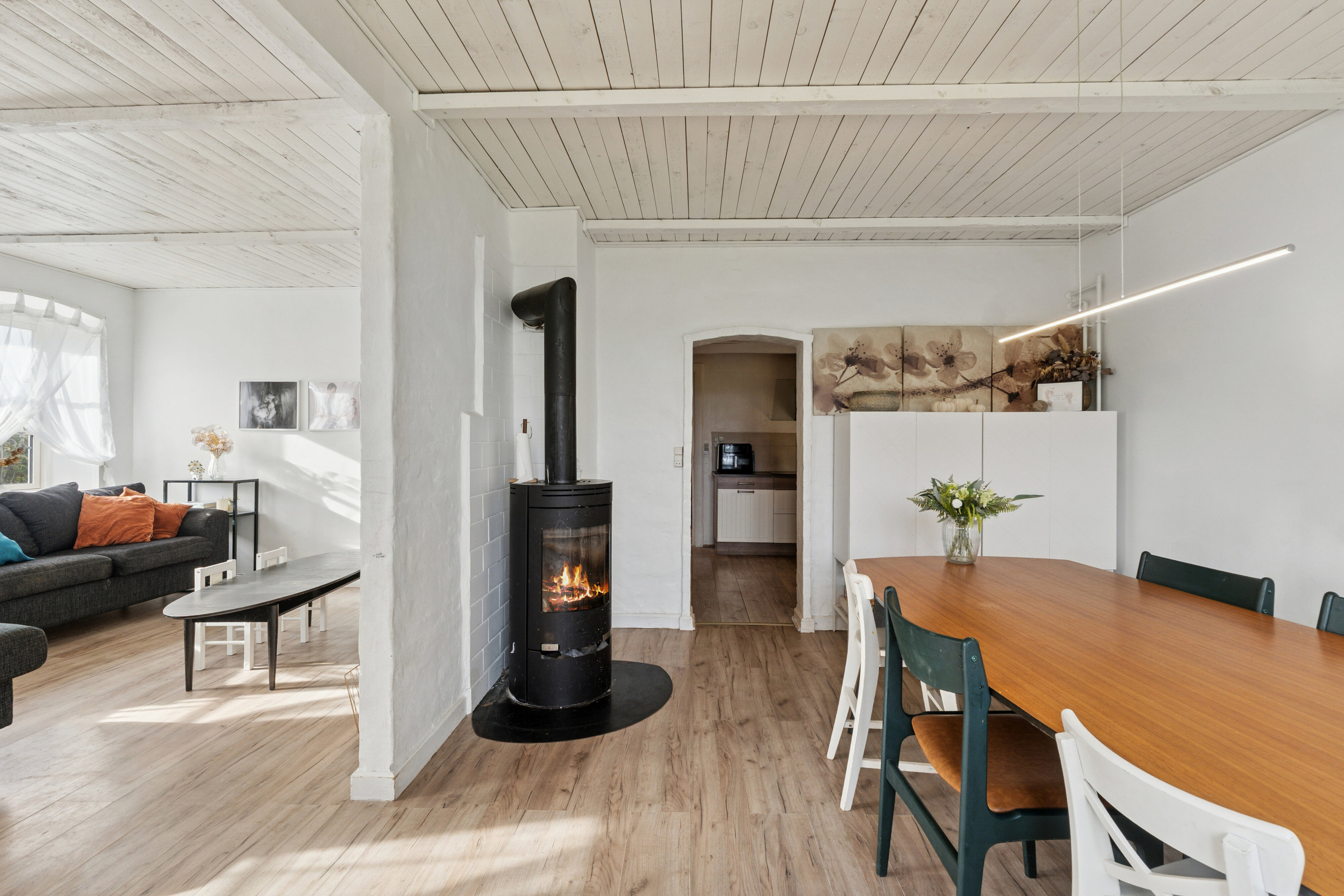 Fremhævet spisestue billede i fuldskærmstilstand. Billede af Værslev Bygade 9B, Værslev, 4400 Kalundborg