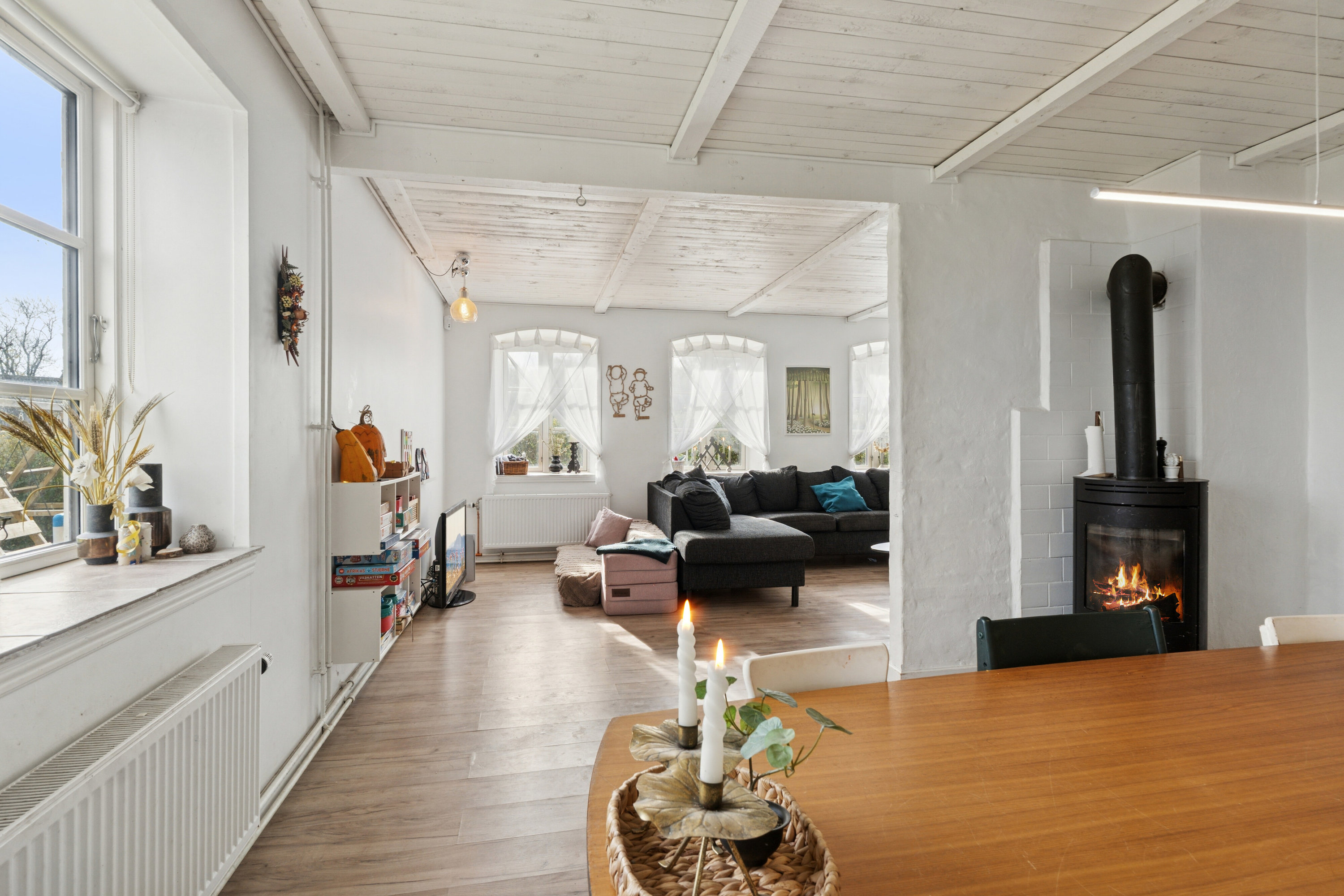 Fremhævet spisestue billede i fuldskærmstilstand. Billede af Værslev Bygade 9B, Værslev, 4400 Kalundborg