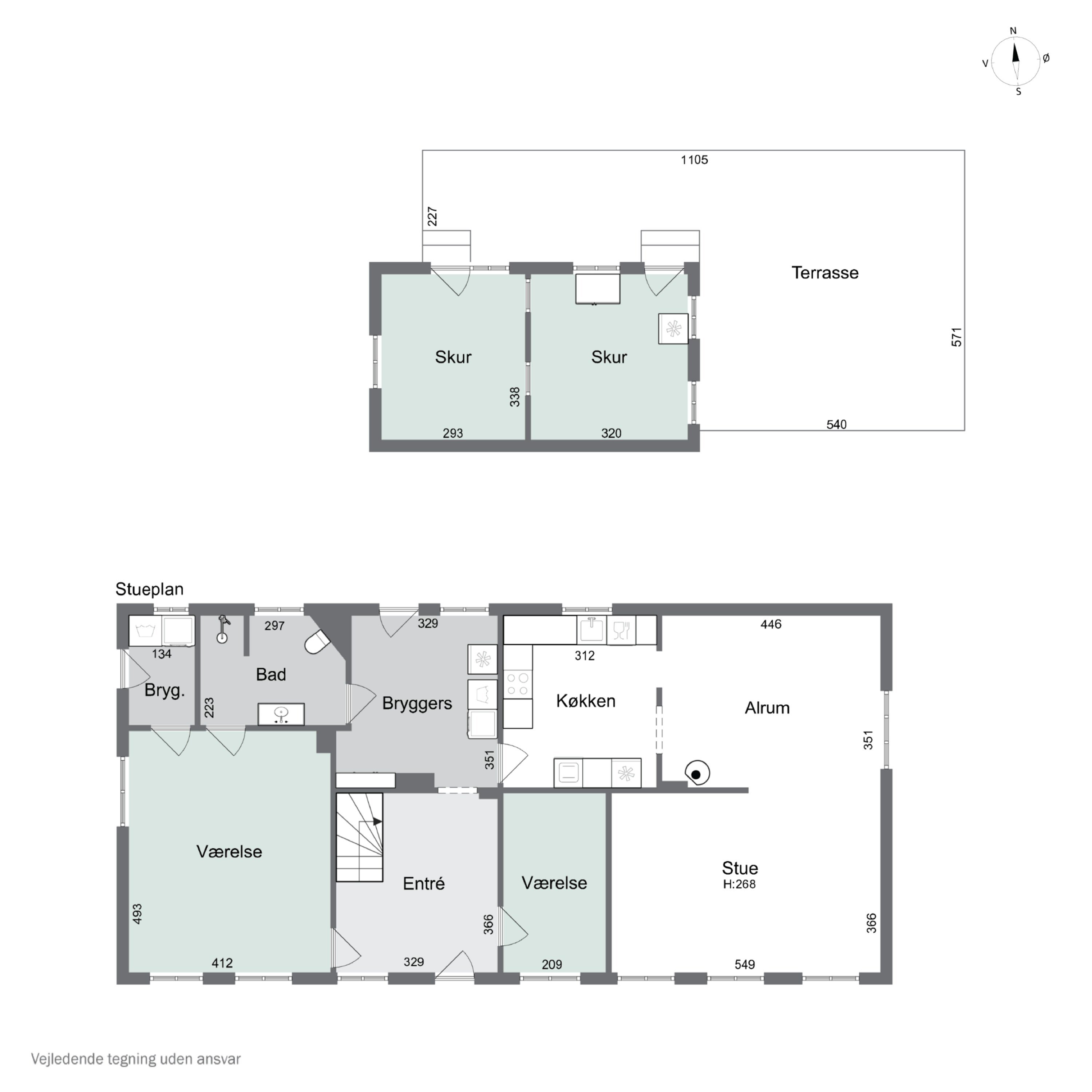 Plantegninger billede af Værslev Bygade 9B, Værslev, 4400 Kalundborg